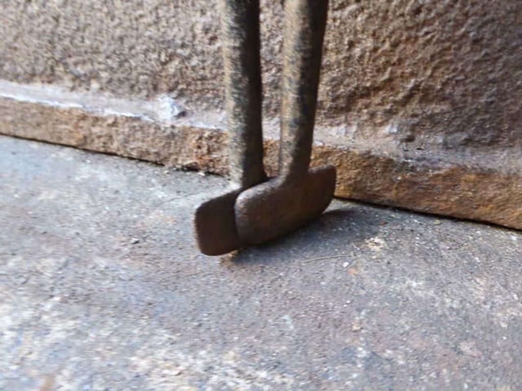 18th Century Dutch Fire Tongs Or Fireplace Tongs photo vinterior