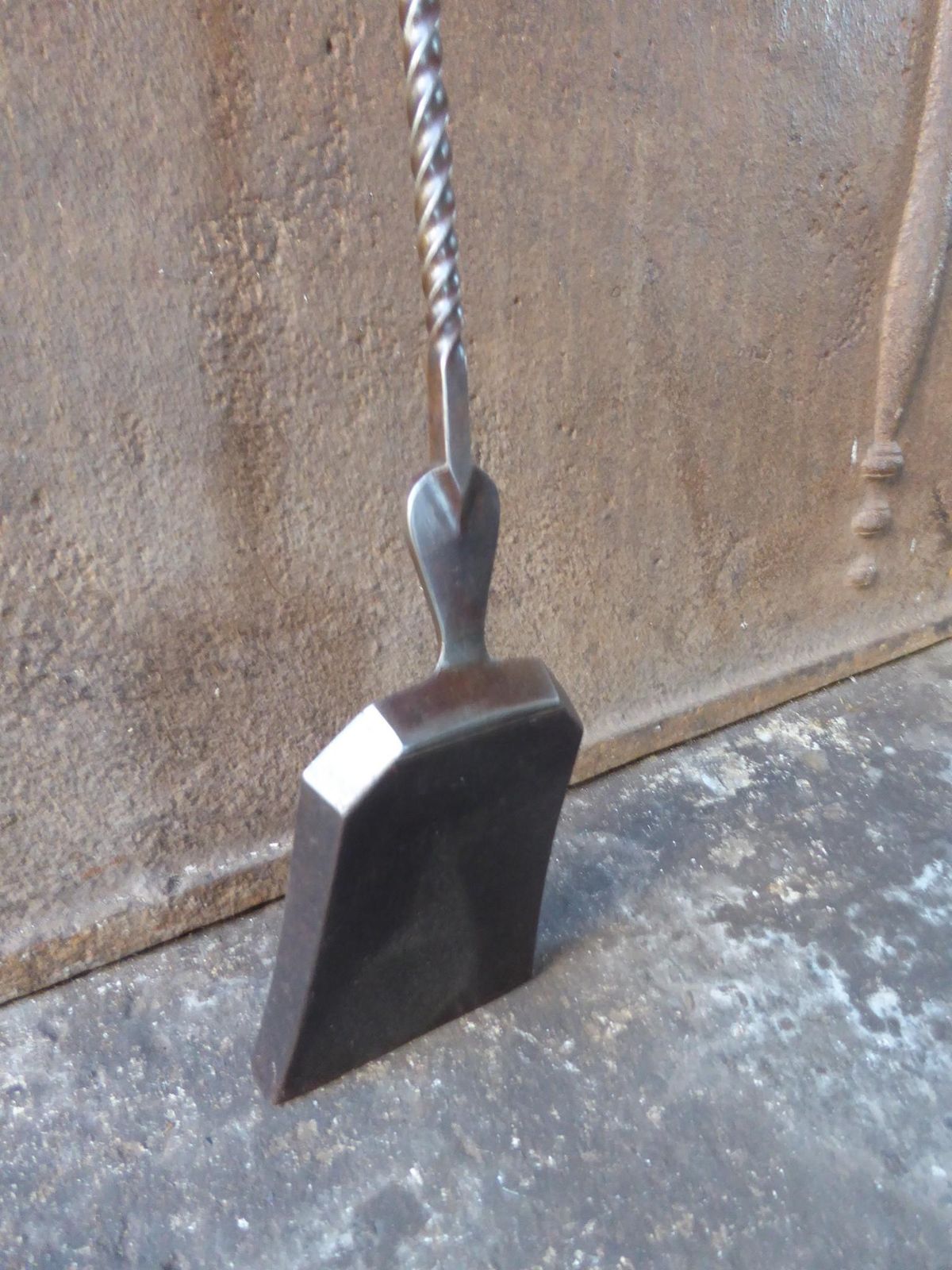18th   19th Century French Fireplace Shovel Or Fire Shovel photo vinterior