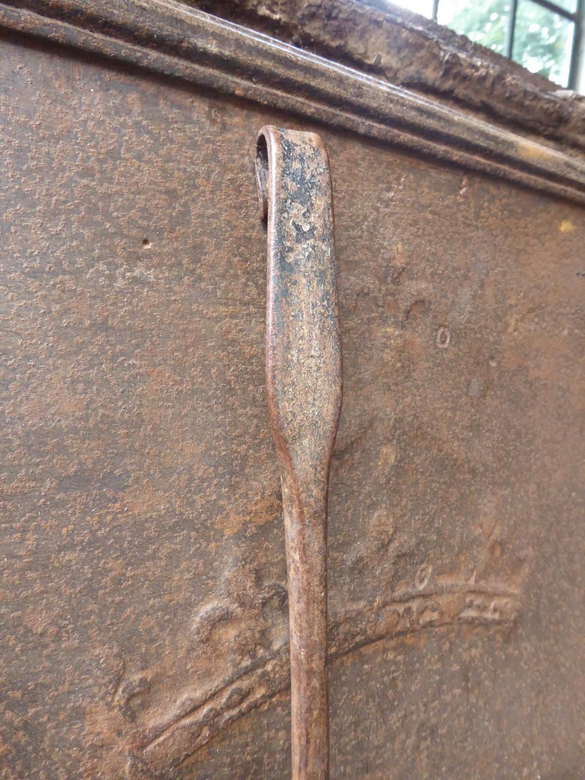 Large 19th Century French Fireplace Shovel Or Fire Shovel photo for sale