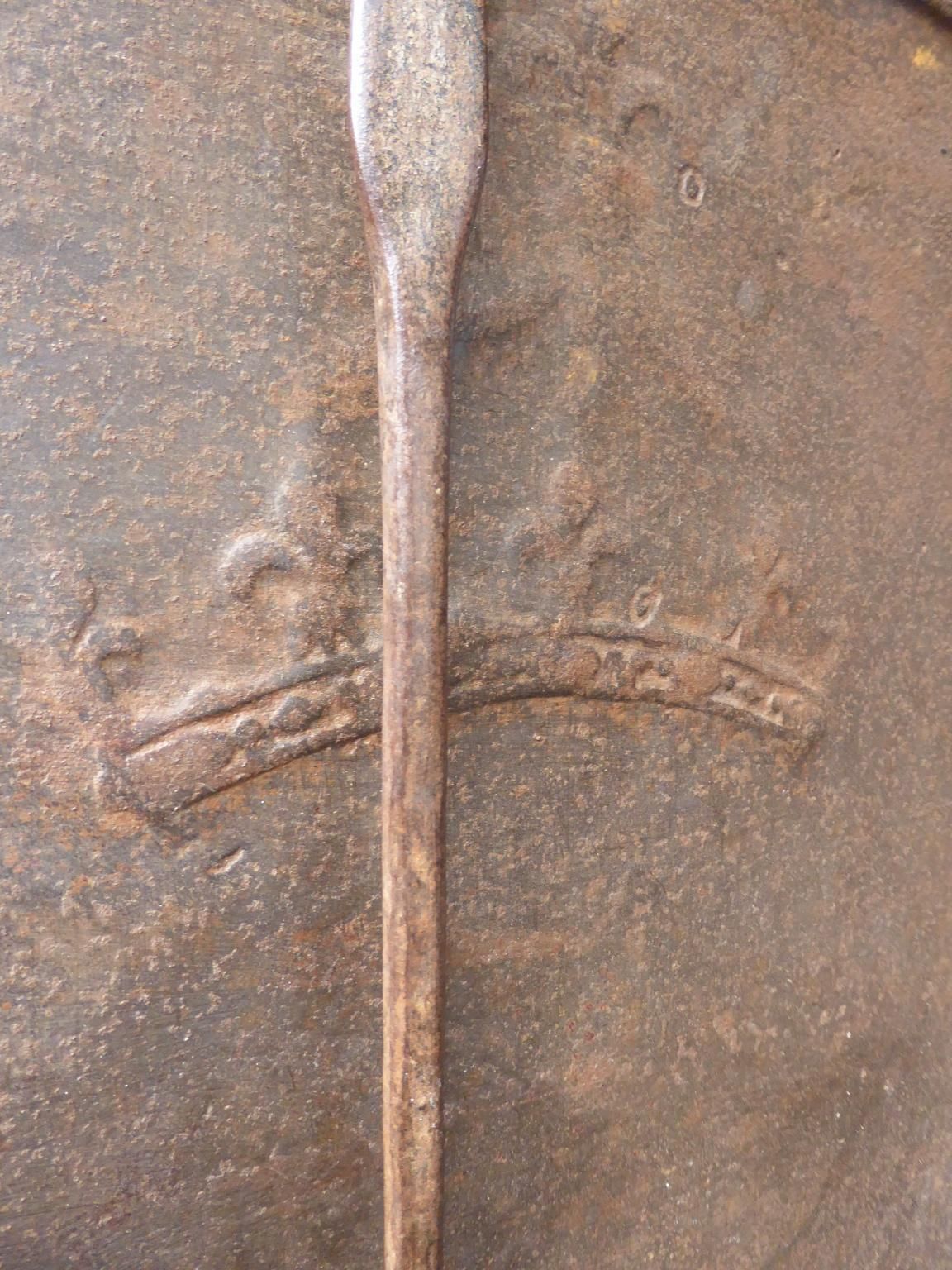 Large 19th Century French Fireplace Shovel Or Fire Shovel photo Home Fixtures