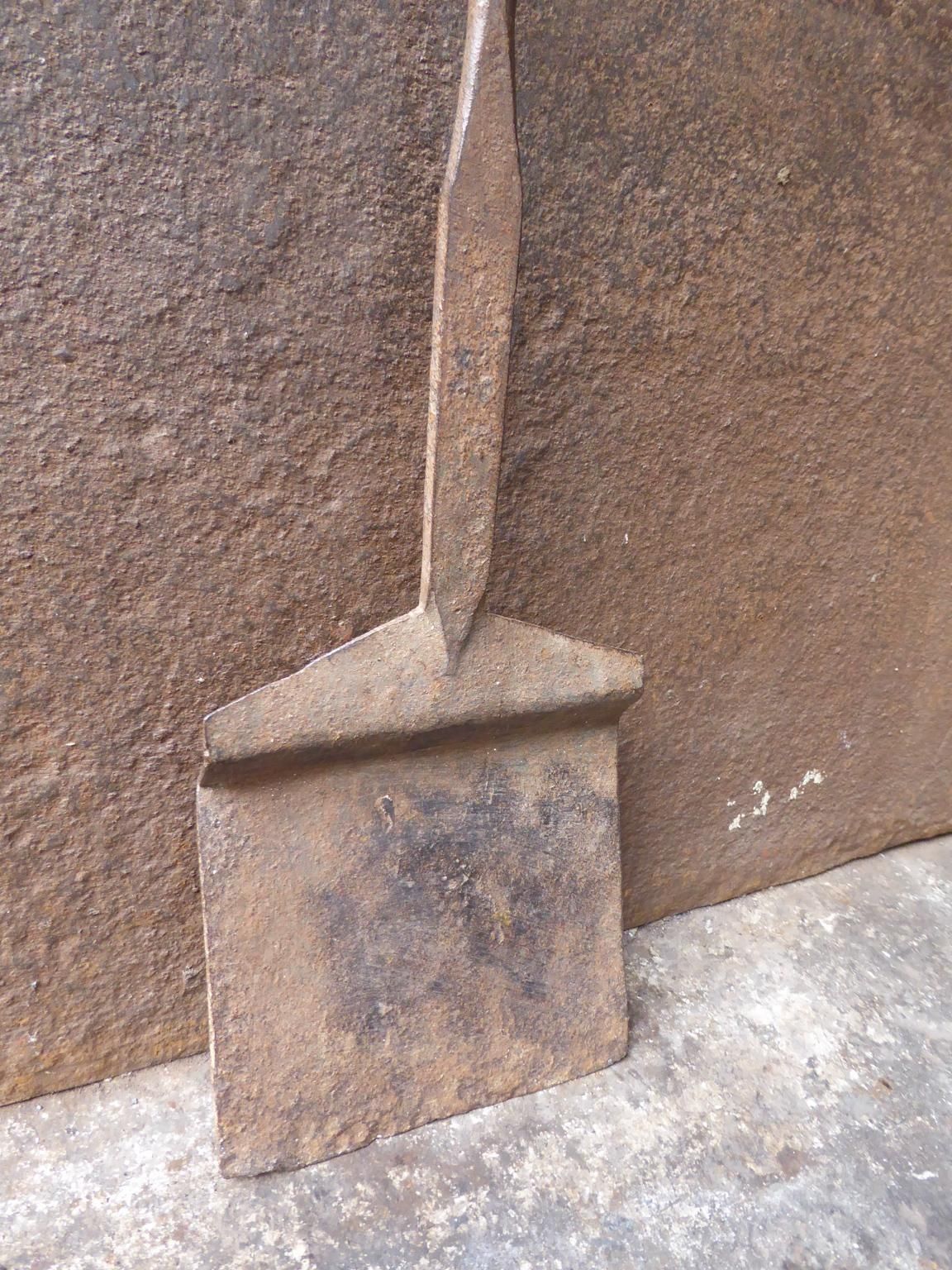 Large 19th Century French Fireplace Shovel Or Fire Shovel photo 235.0