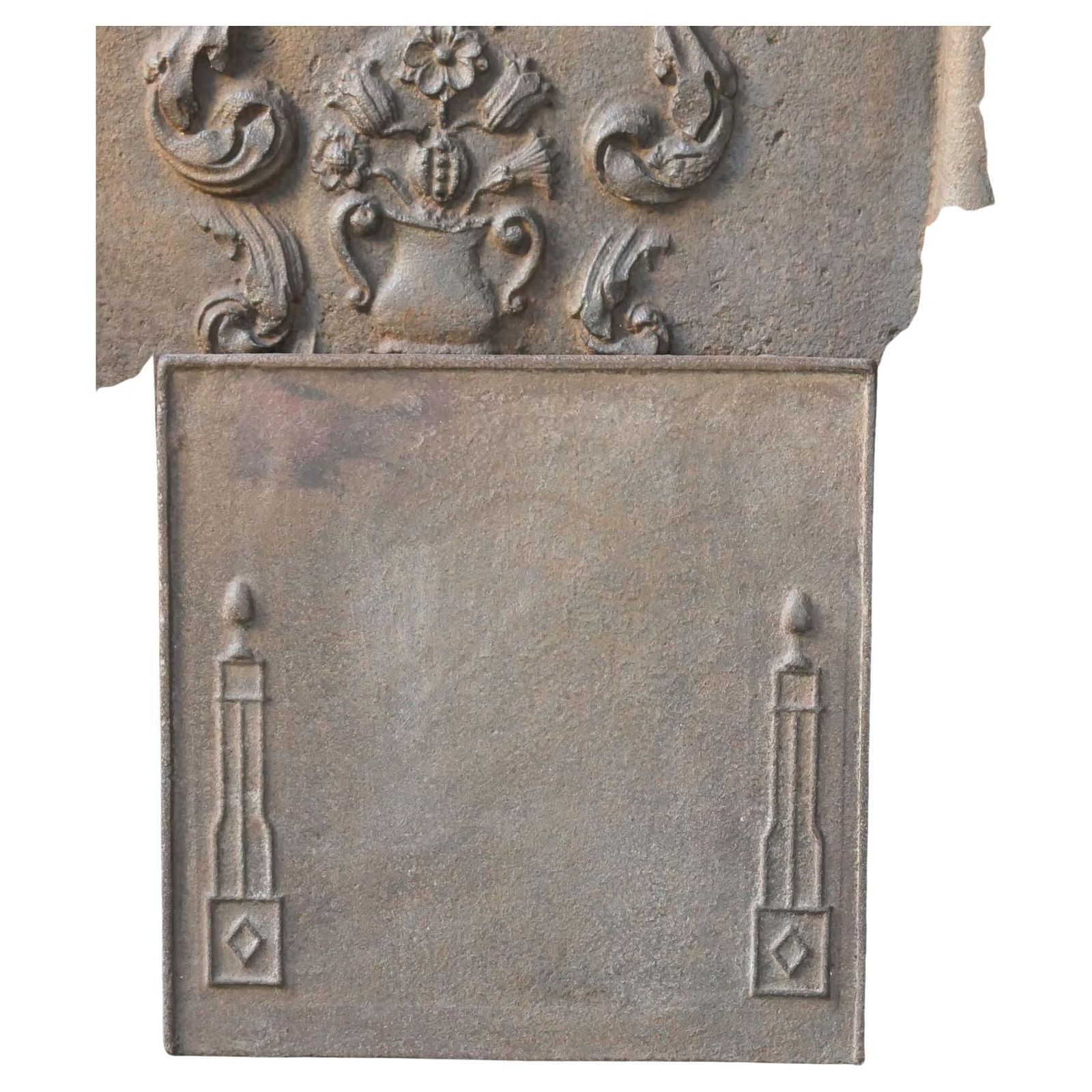 French Neoclassical Period 'Pillars Of Freedom' Fireback / Backsplash photo furniture