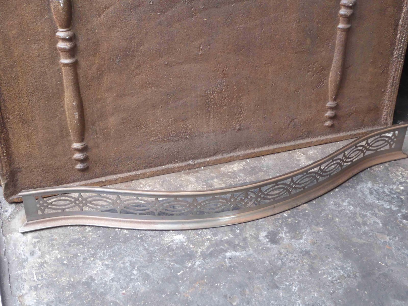 19th Century Victorian Period Fireplace Fender Or Fire Fender photo Home Fixtures