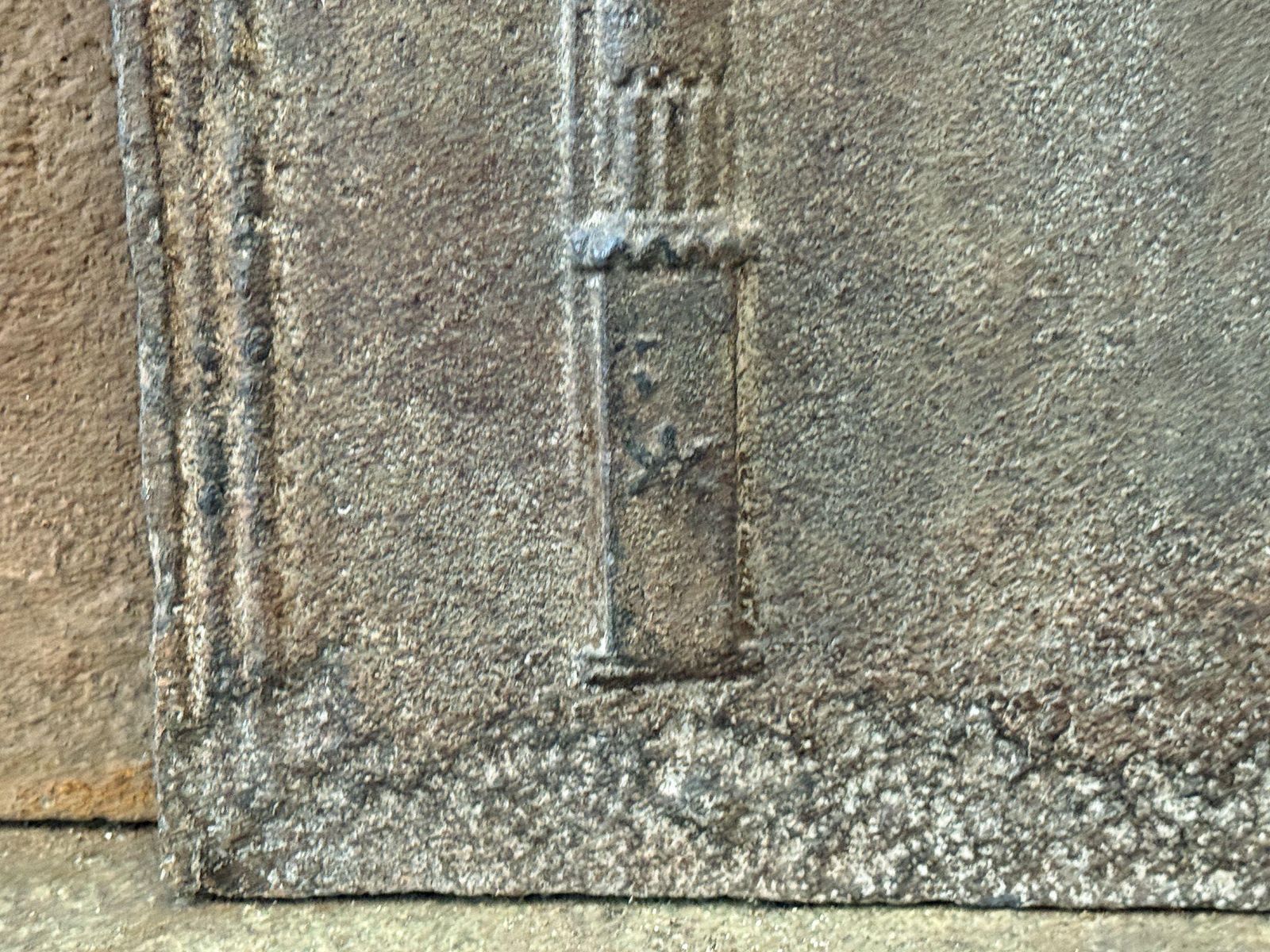 French 'Pillars Of Freedom' Fireback / Backsplash, Early 19th Century photo buy