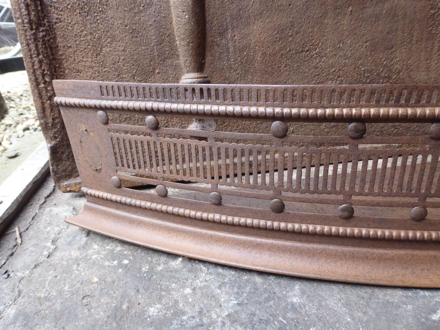 19th Century English Victorian Fireplace Fender Or Fire Fender photo Home Fixtures