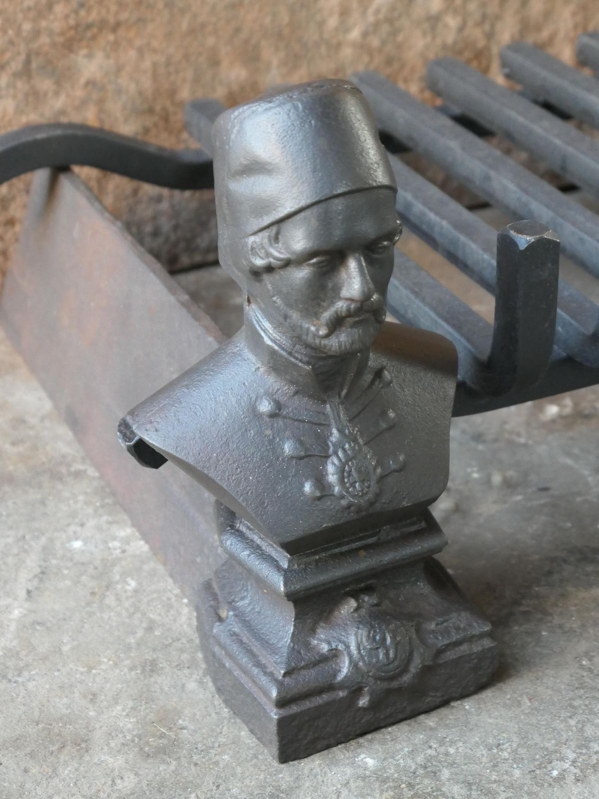 photo furniture 19th Century French Napoleon III Fireplace Log Grate