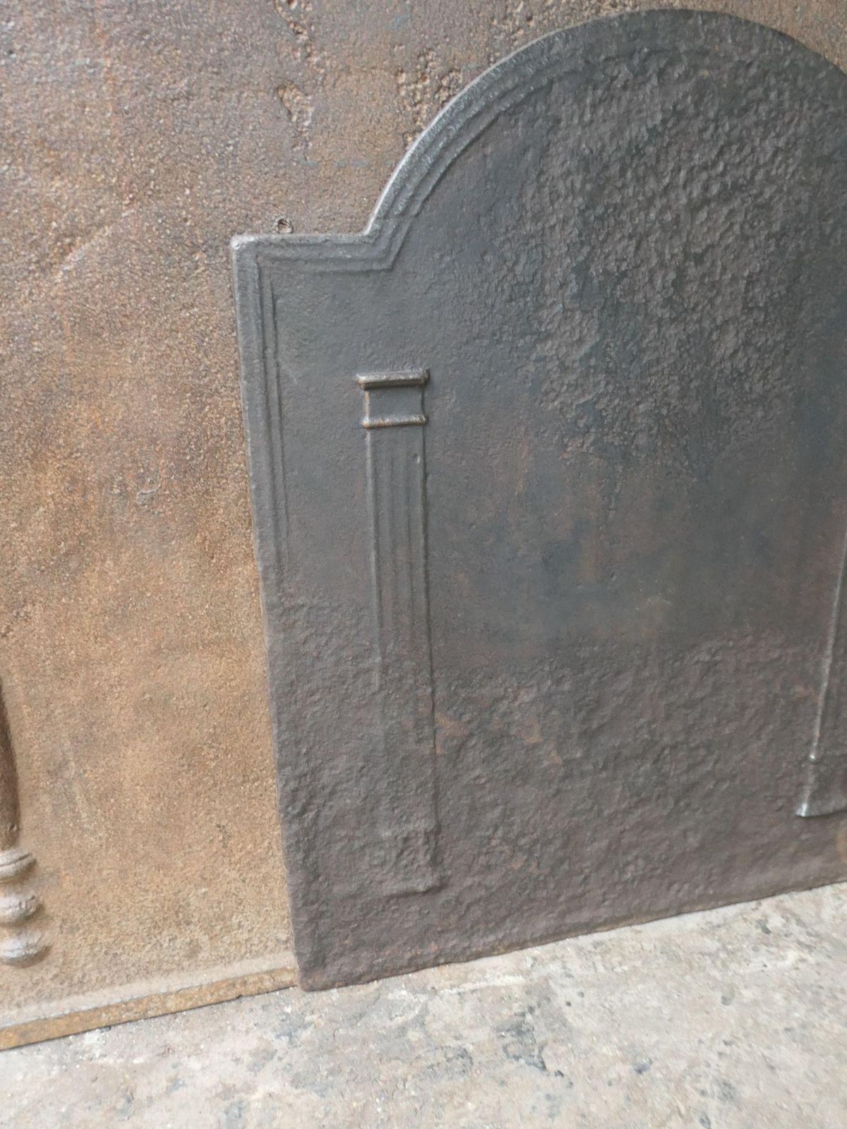 French 'Pillars Of Freedom' Fireback / Backsplash, 18th   19th C. photo buy