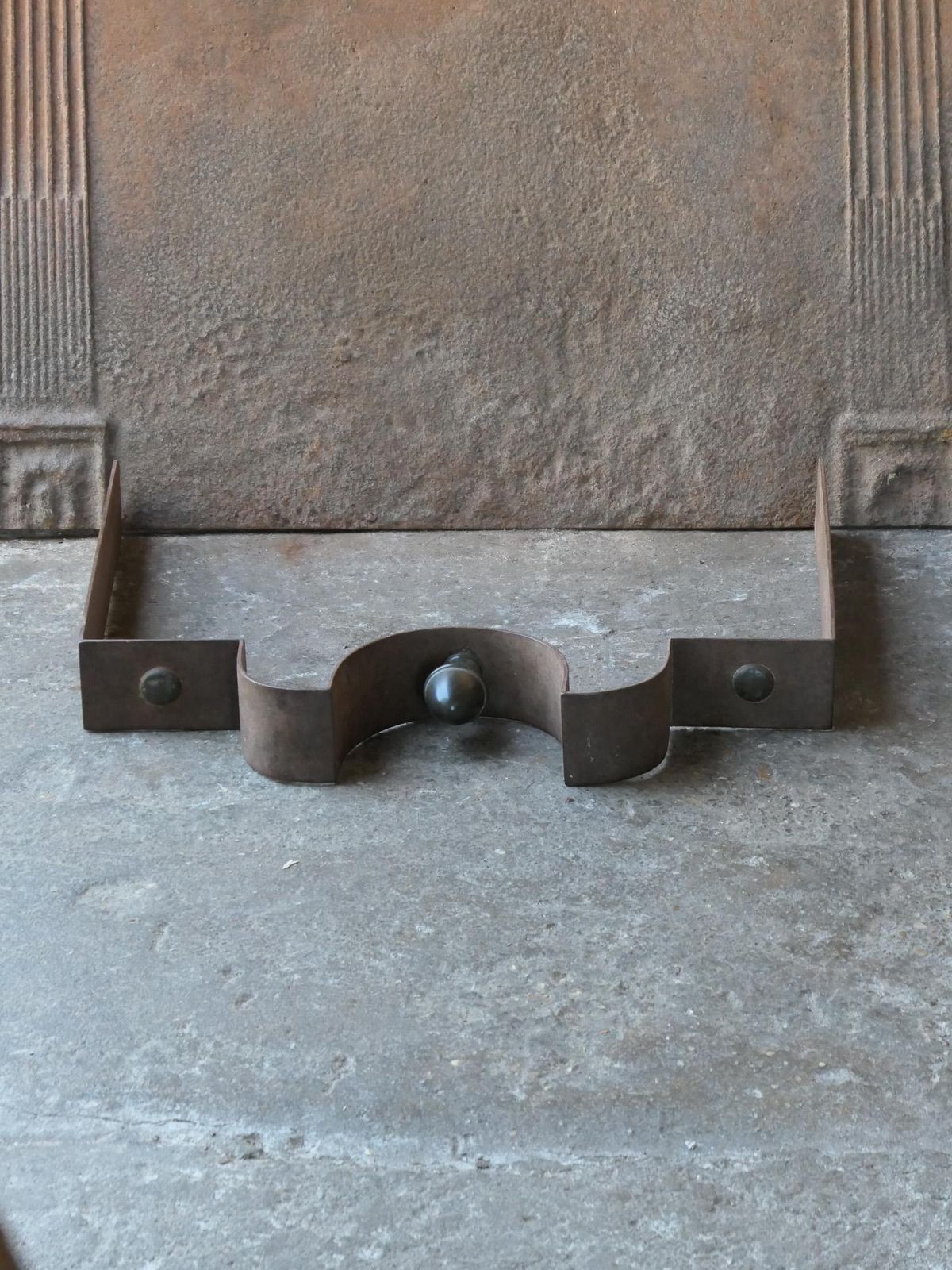 Antique French Napoleon III Fireplace Fender, 19th Century photo Home Fixtures