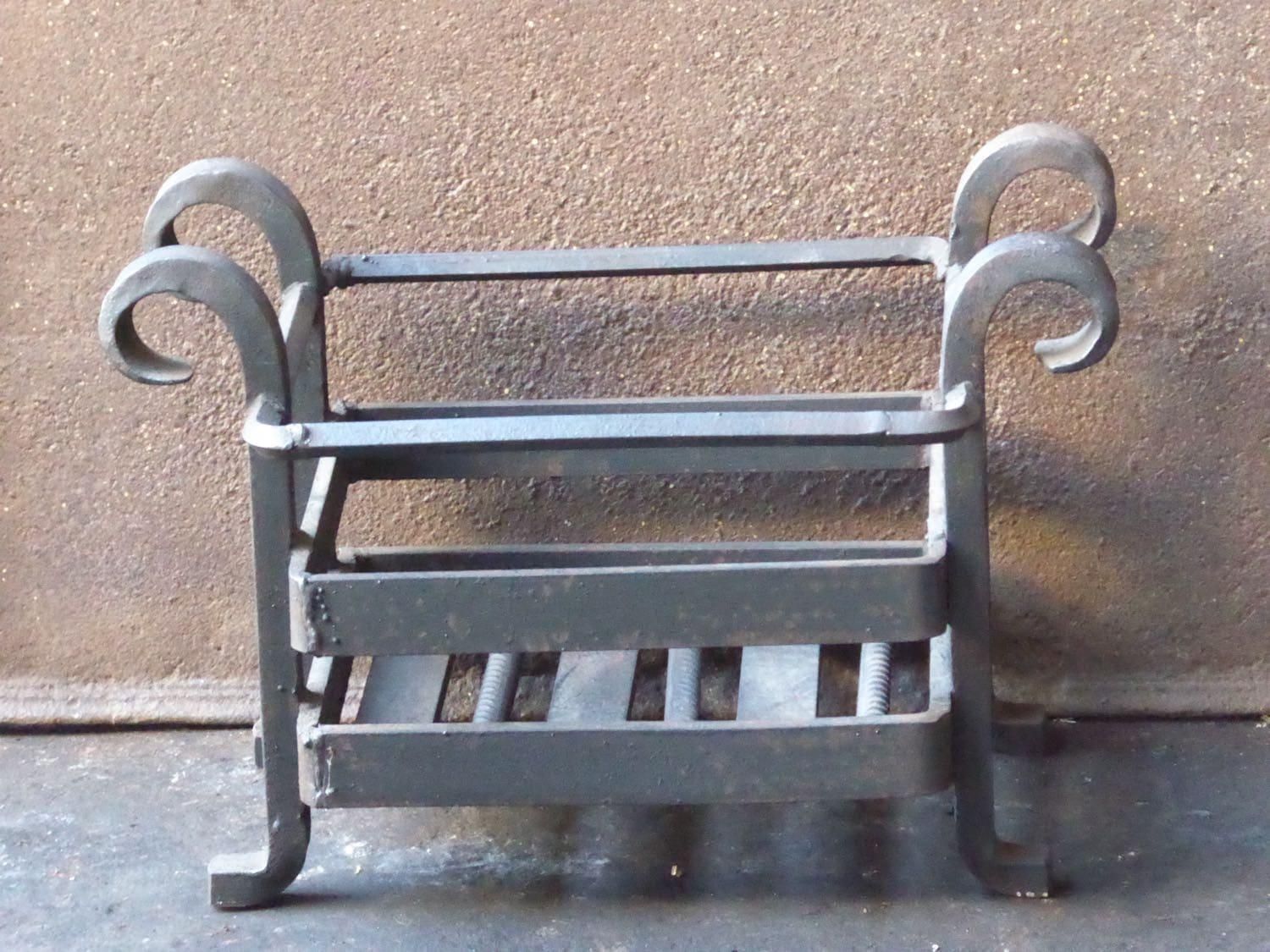 English Victorian Style Fireplace Grate Or Fire Basket, 20th Century photo Home Fixtures