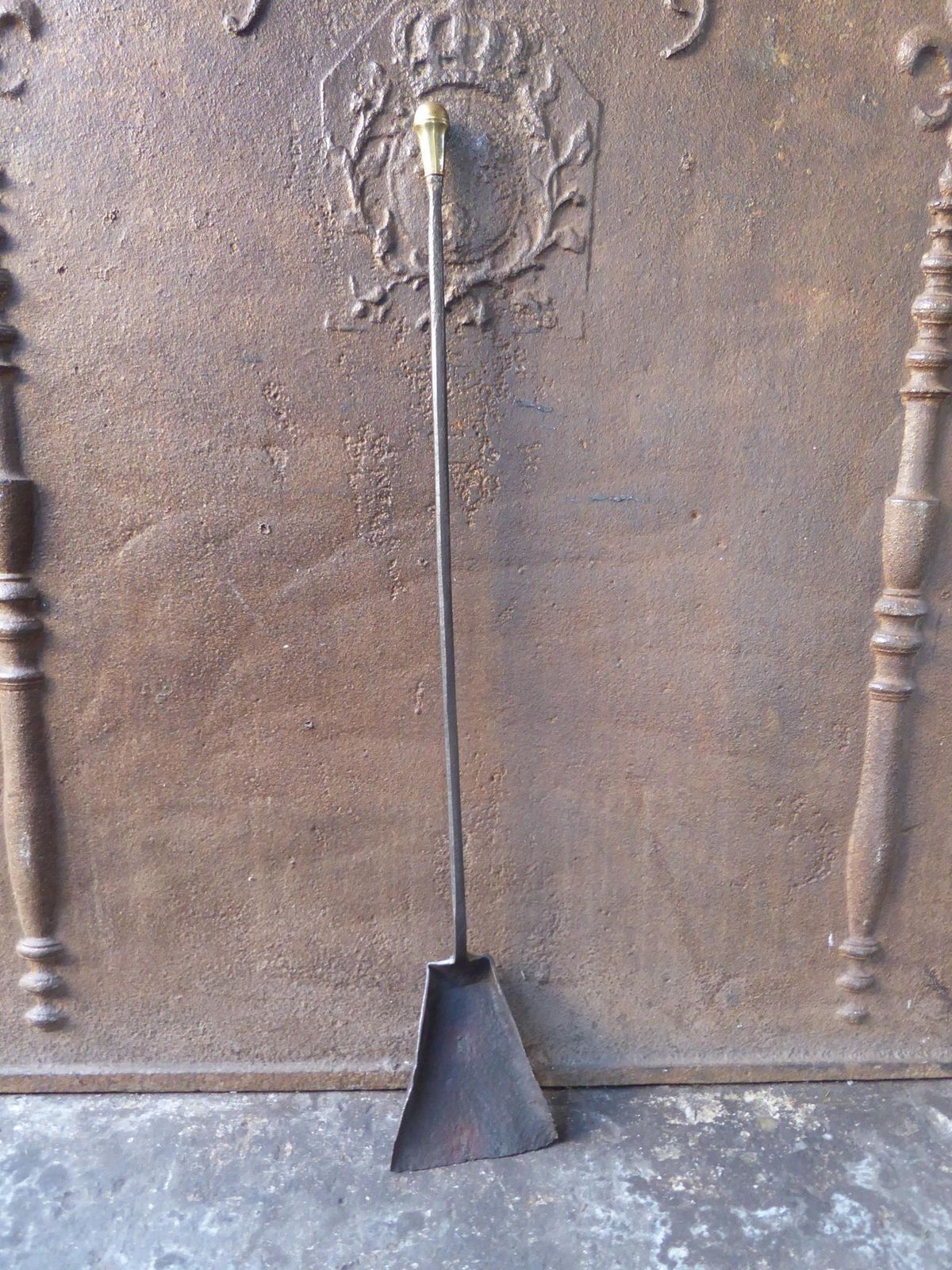 17th   18th Century French Fireplace Shovel Or Fire Shovel photo furniture