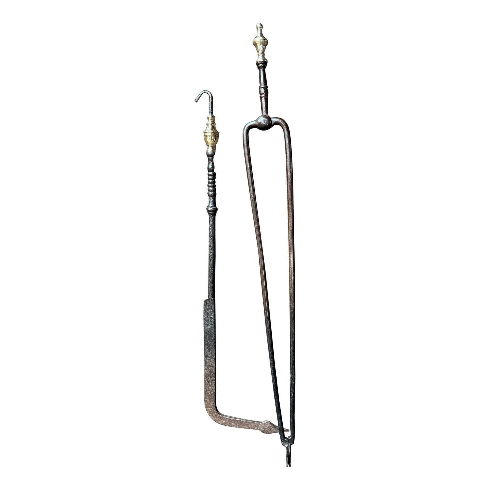 Late 18th Or Early 19th Century Dutch Fireplace Tools Of Fire Tools