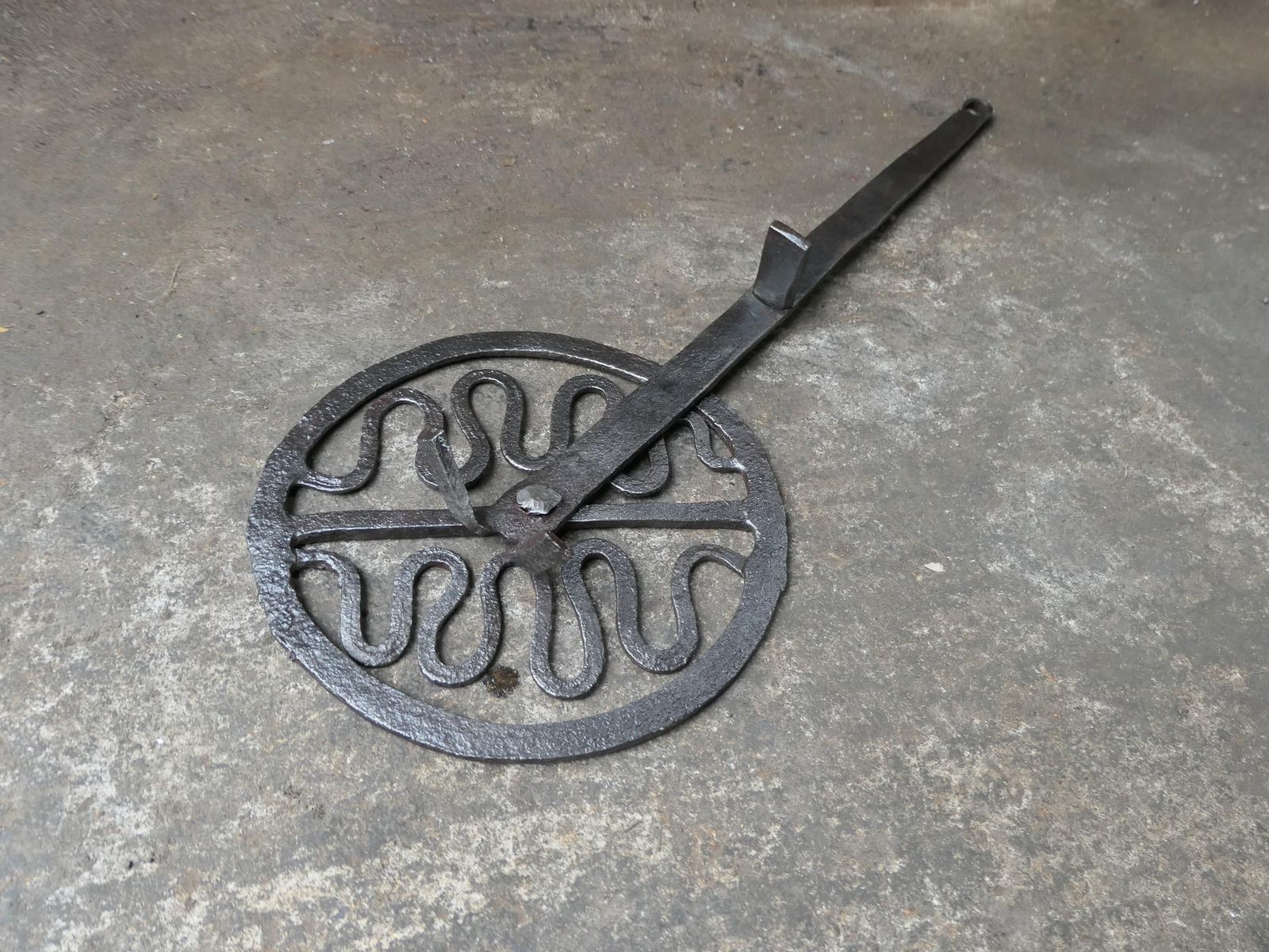 photo for sale Hand Forged 17th   18th Century French Rotating Gridiron