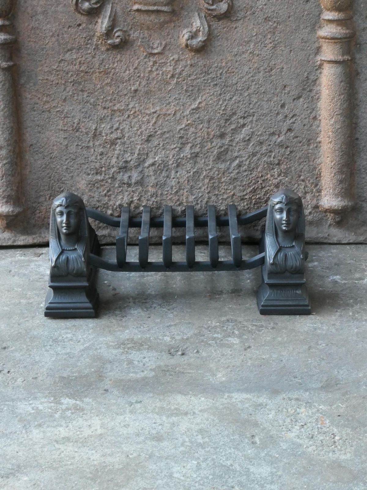 French Napoleon III Fire Grate, Fireplace Grate photo furniture
