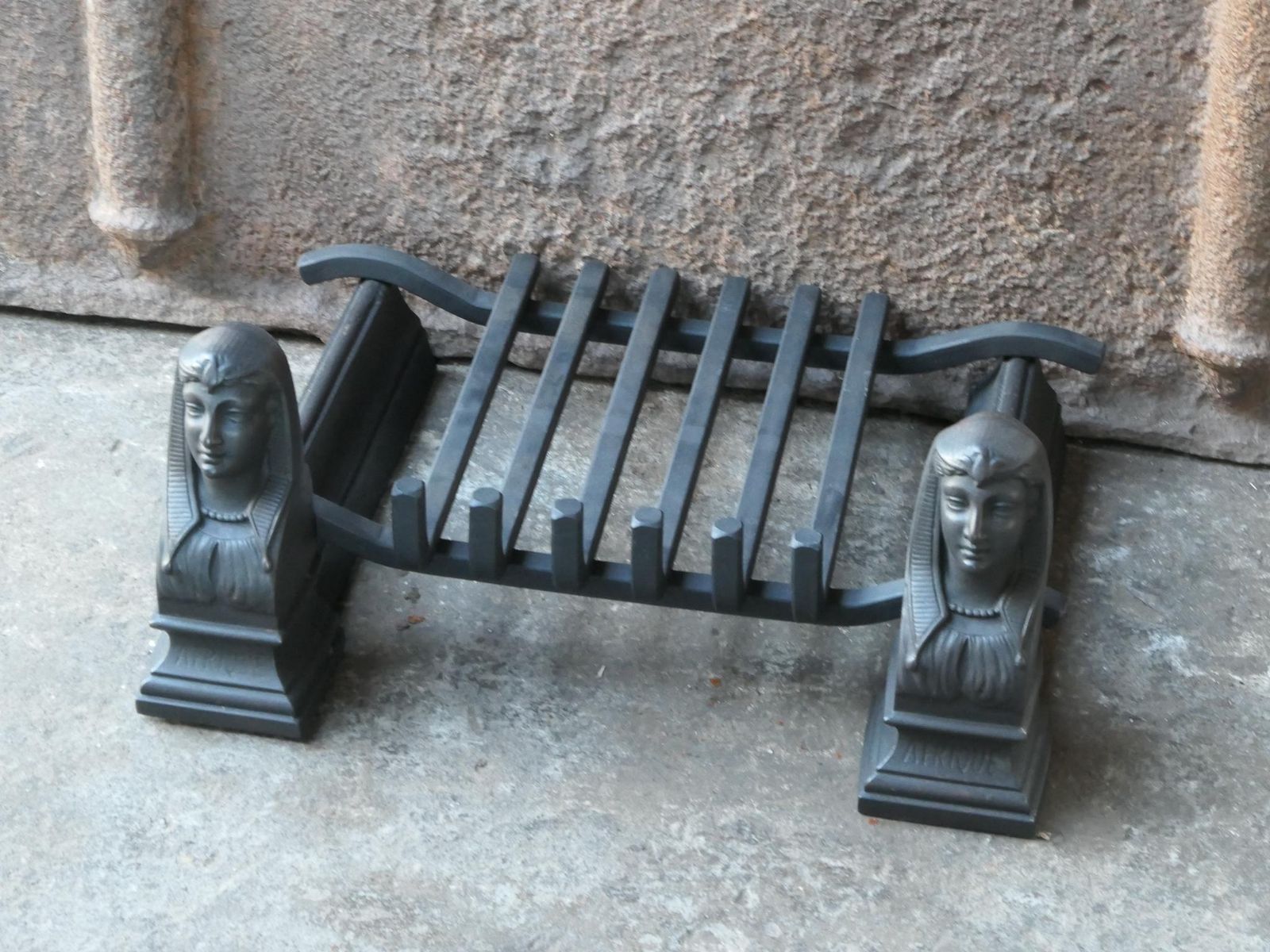 French Napoleon III Fire Grate, Fireplace Grate photo 380.0