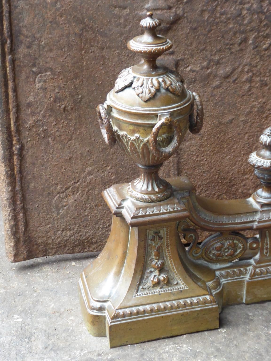 Antique French Fireplace Fender, 19th Century photo 491.0