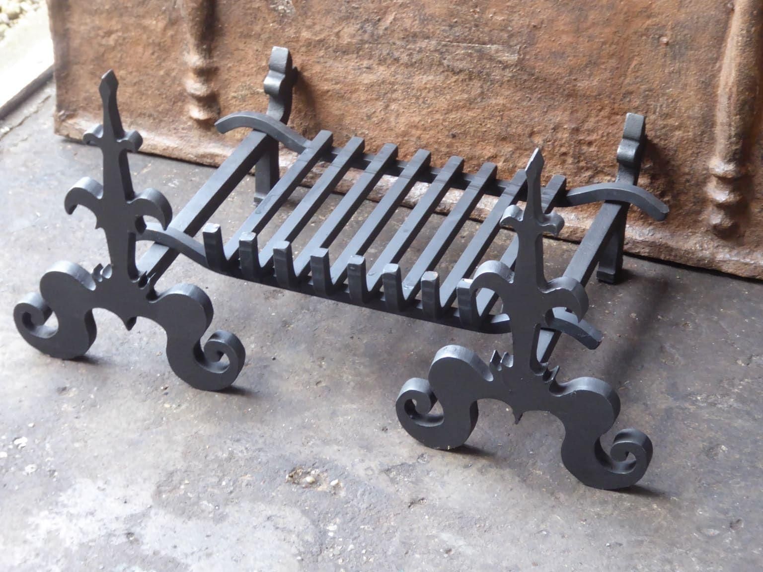 French Napoleon III Fire Grate, Fireplace Grate photo Home Fixtures