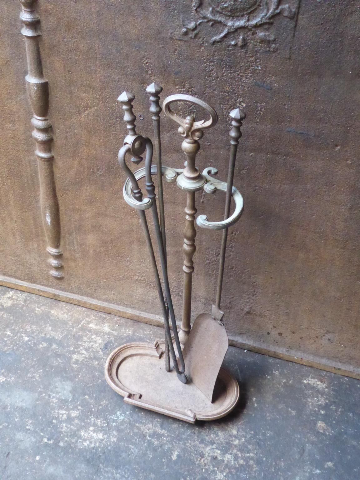 Antique English Victorian Fireplace Tools Or Fire Tools, 19th Century photo Home Fixtures