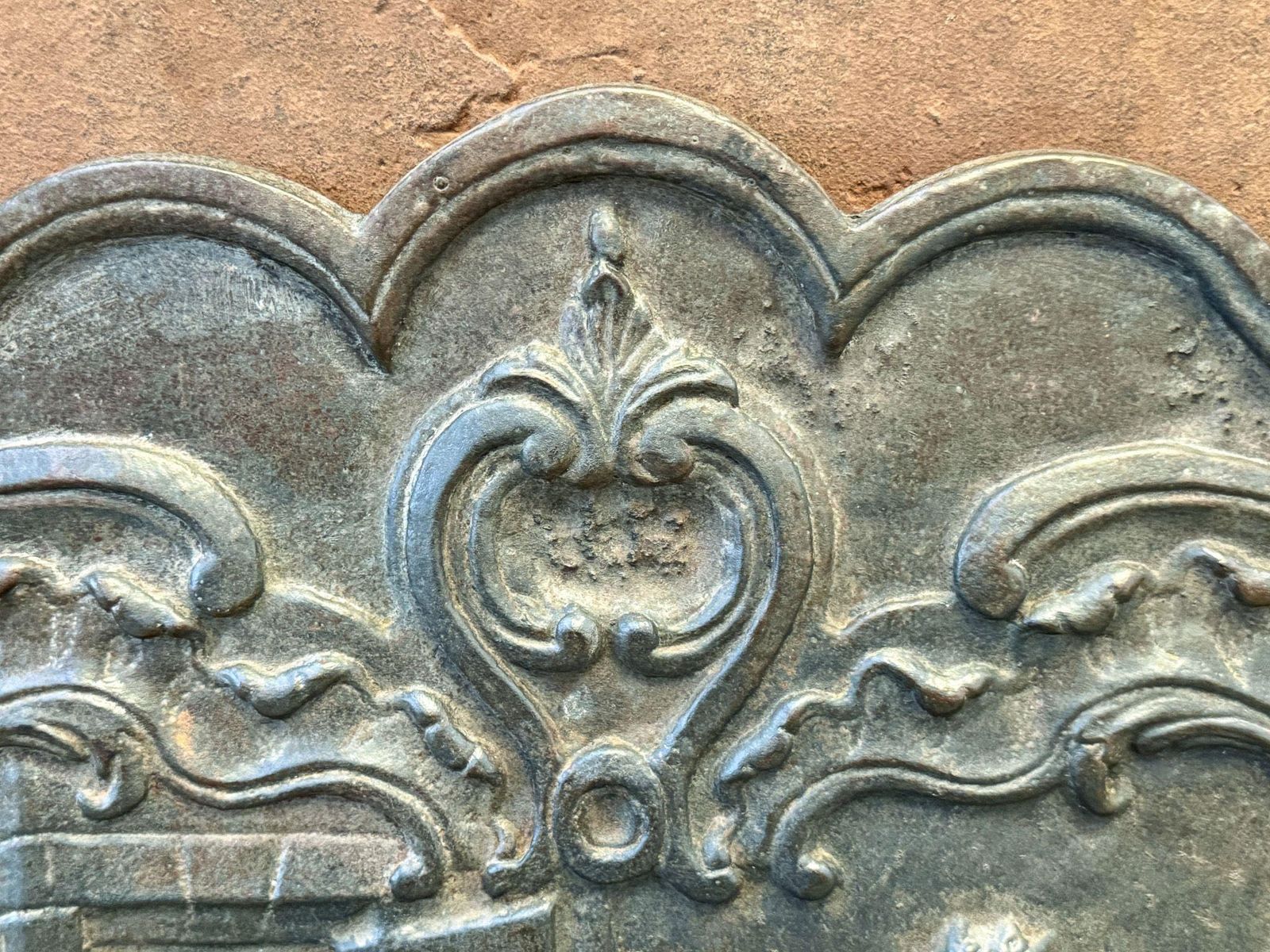 French Louis XV Style Fireback / Backsplash, 20th Century photo Home Fixtures