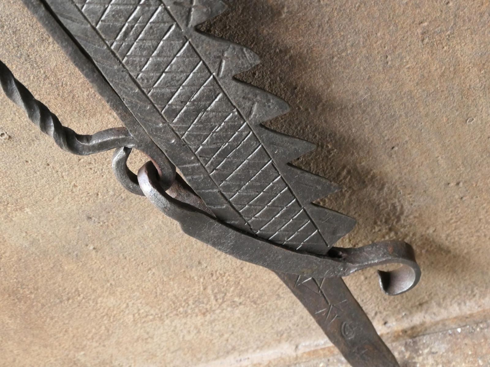 photo furniture 17th Century French Fireplace Trammel Or Pot Hanger