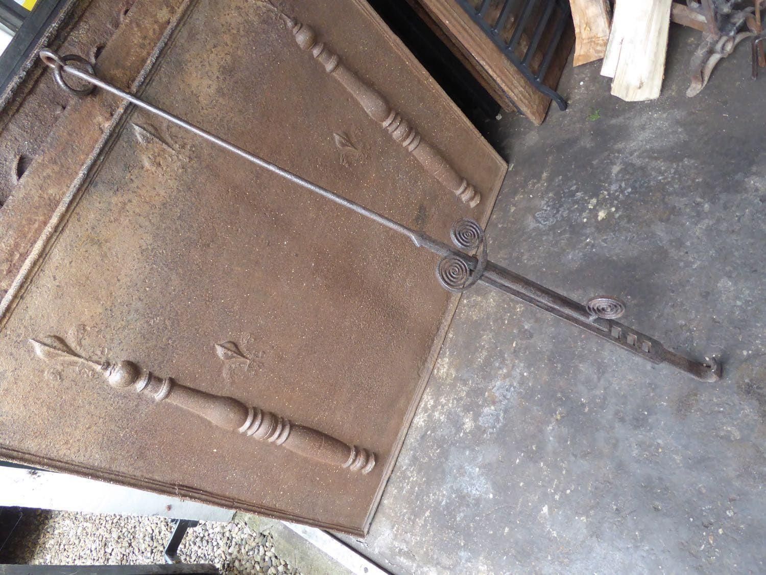 Beautiful 18th Century French Fireplace Trammel Or Hanger, Louis XV Period photo Home Fixtures