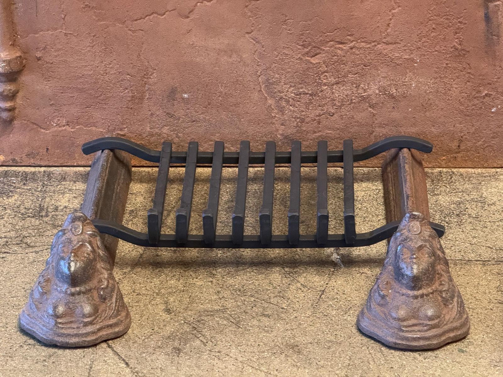 18th Century French Louis XV Period Fireplace Grate Or Fire Basket photo for sale