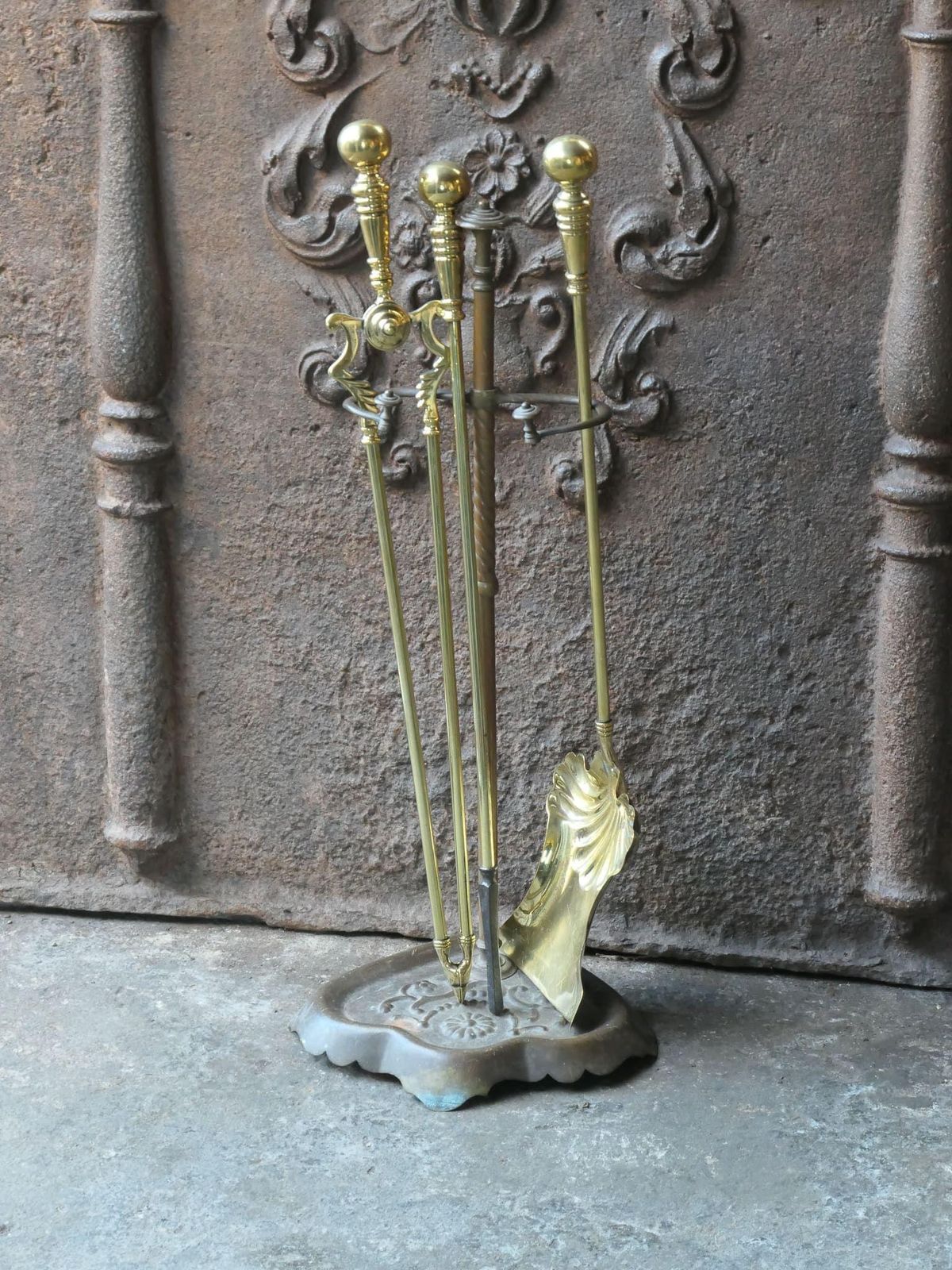 English Art Nouveau Fireplace Tools Or Fire Tools, Early 20th Century photo furniture