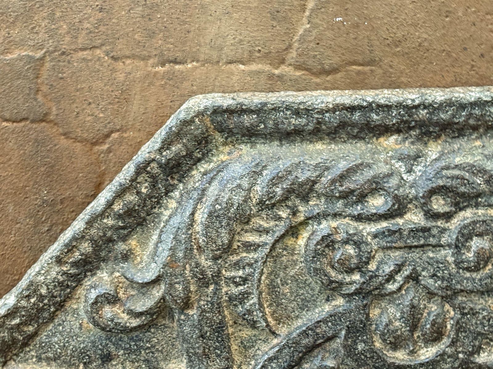 French Louis XIV Period 'Arms Of France' Fireback / Backsplash, 17th Century photo for sale