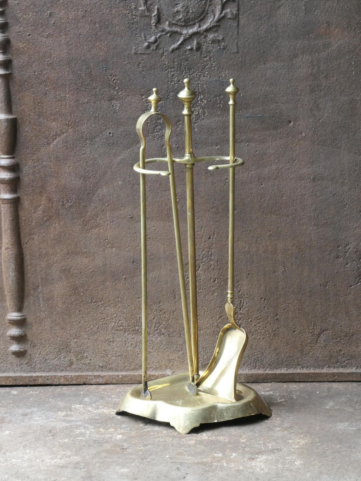Bouhon Frères Fireplace Tool Set, Fire Tools, 19th Century photo for sale