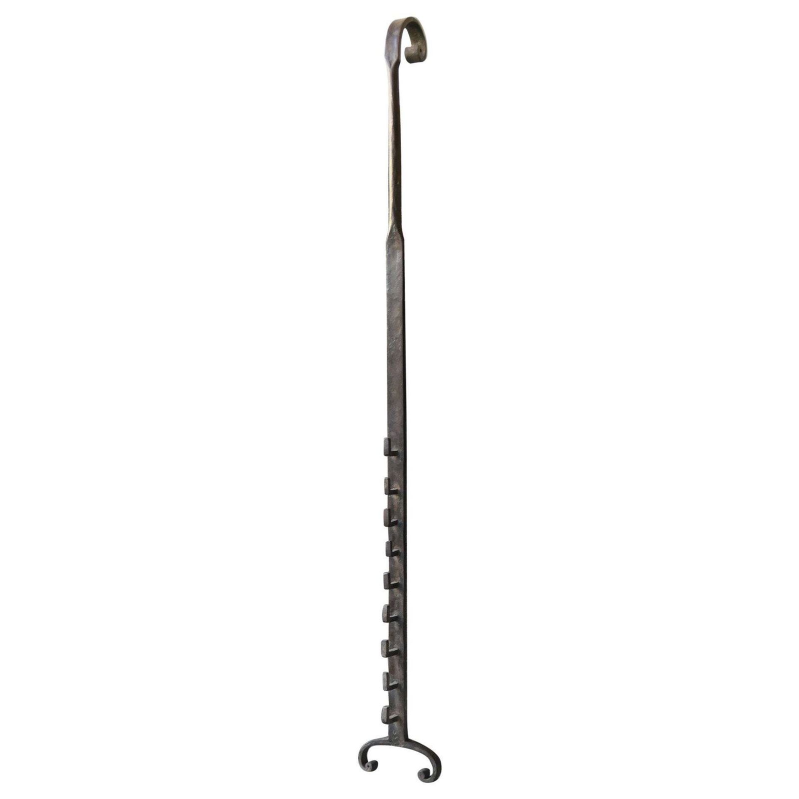 Antique Standing Spit Rack, 19th 20th Century