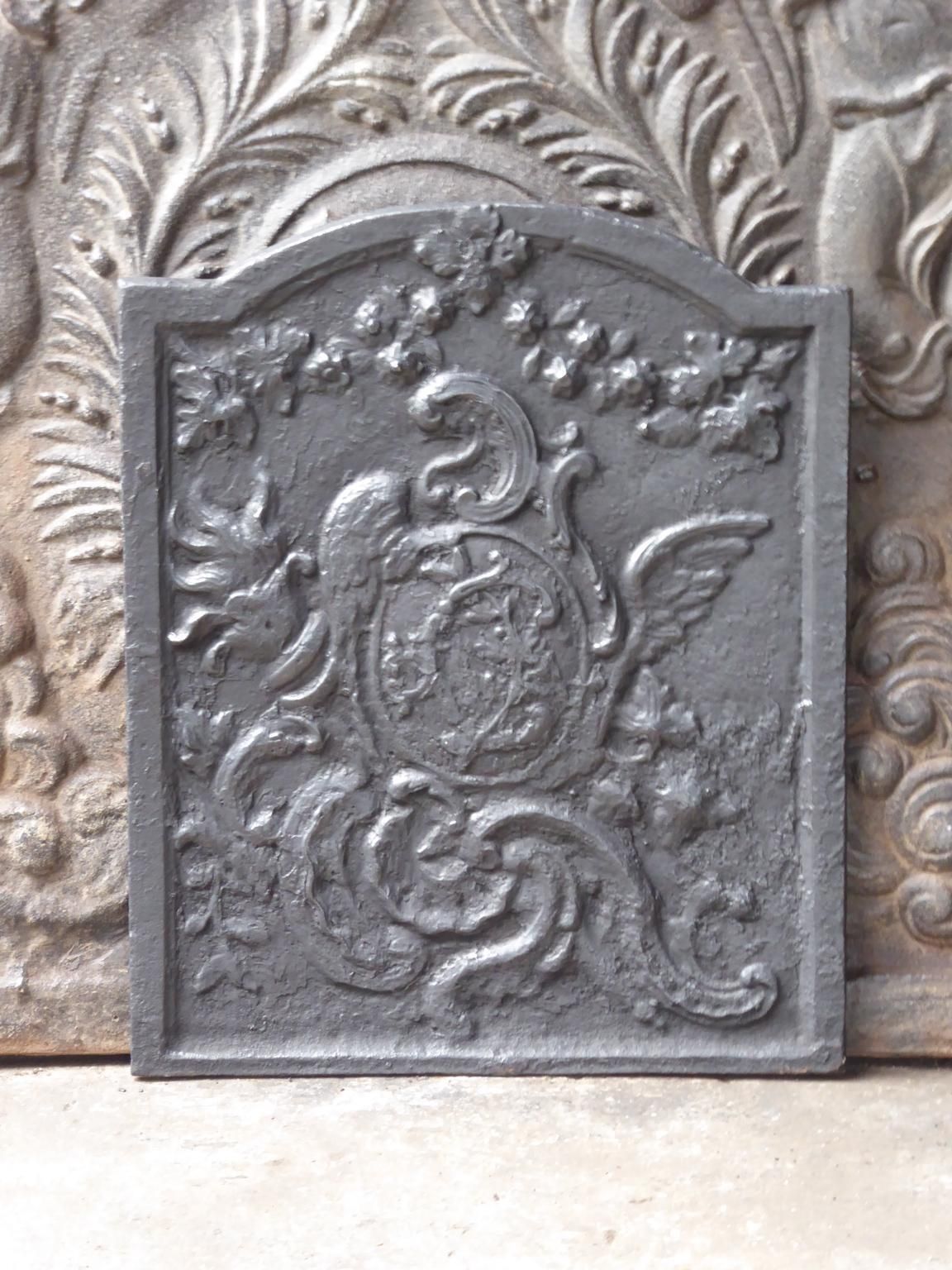 18th Century French Louis XV Fireback / Backsplash photo furniture