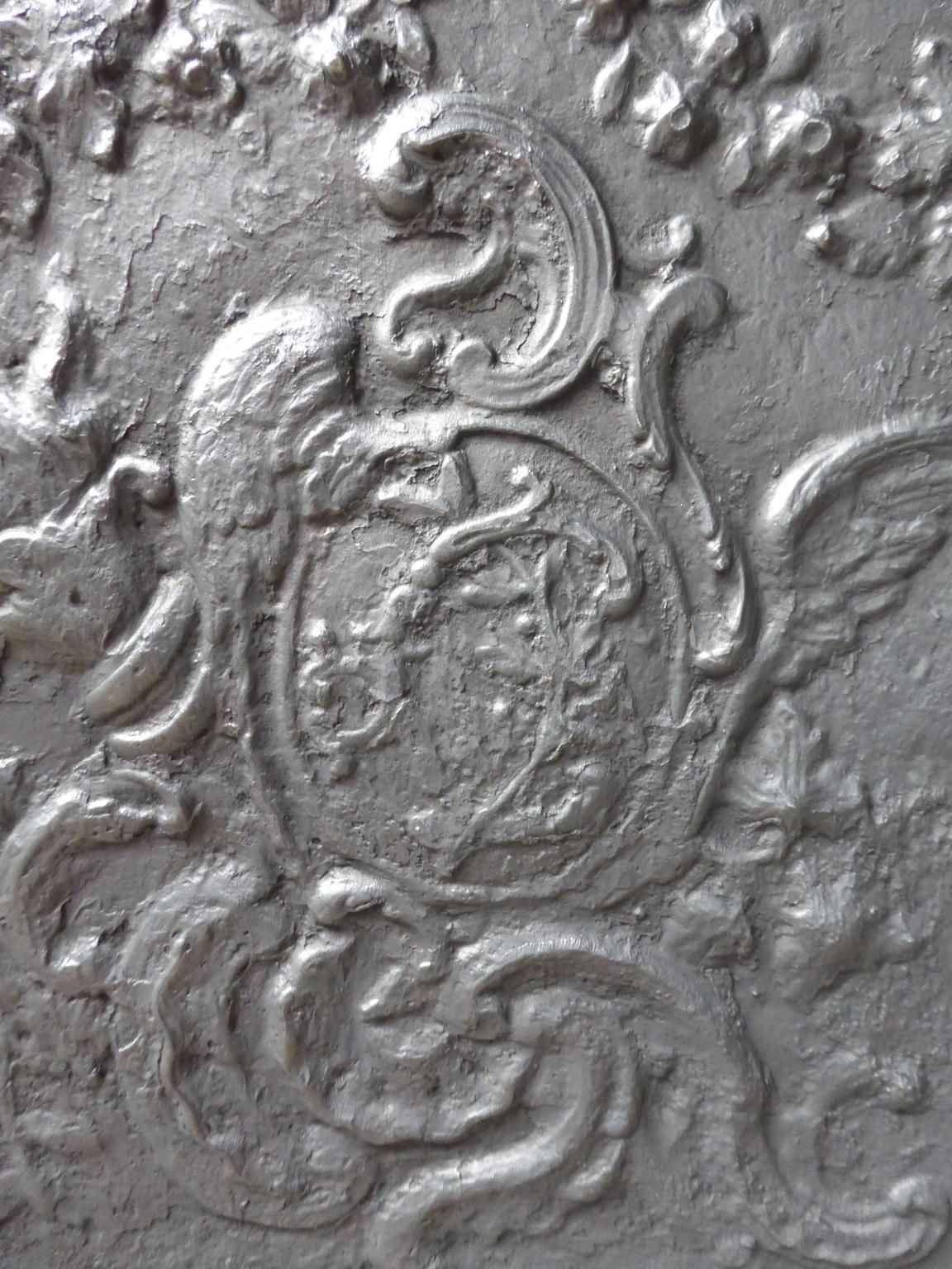 18th Century French Louis XV Fireback / Backsplash photo 491.0
