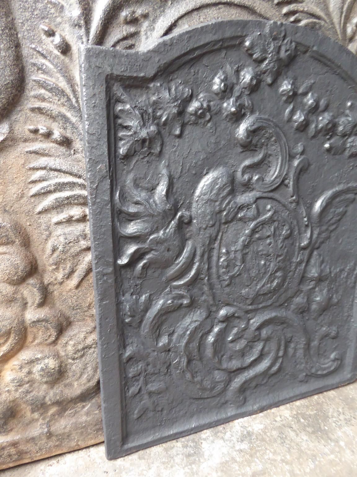 18th Century French Louis XV Fireback / Backsplash photo buy