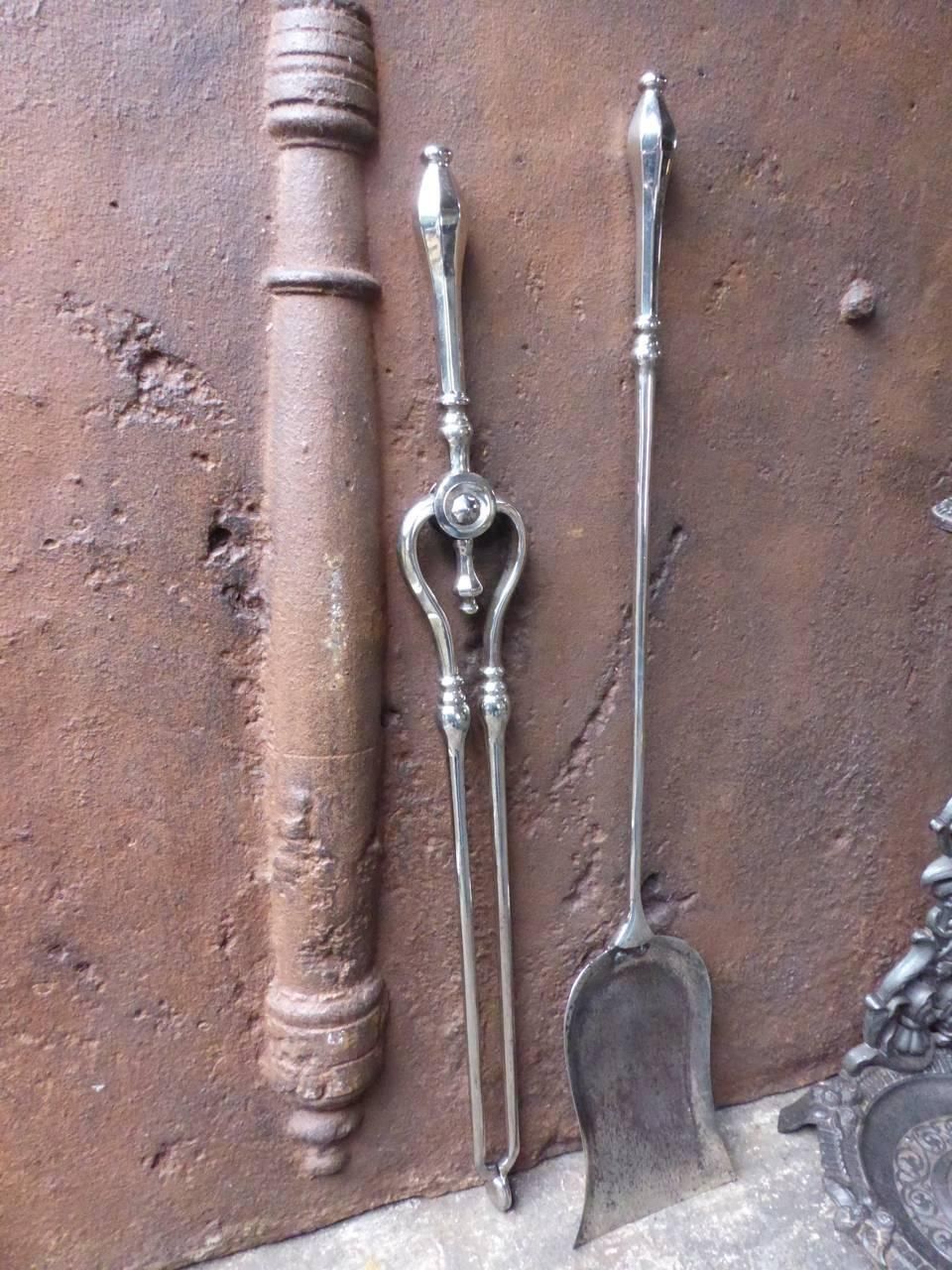 19th Century English Victorian Fireplace Tools Or Fire Tools photo vinterior