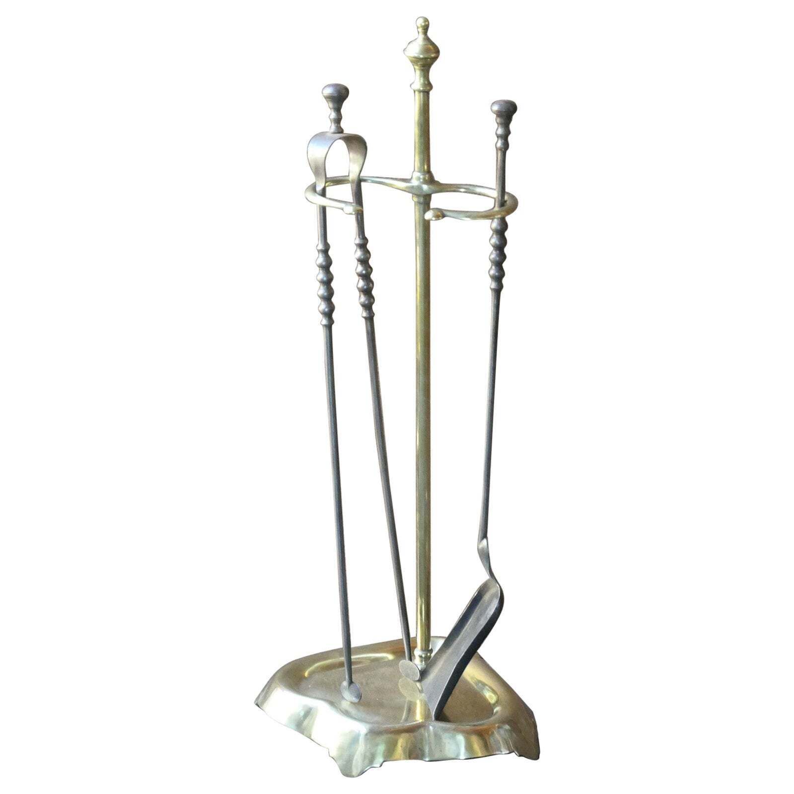 Antique French Fireplace Tools Or Fire Tools, 19th Century