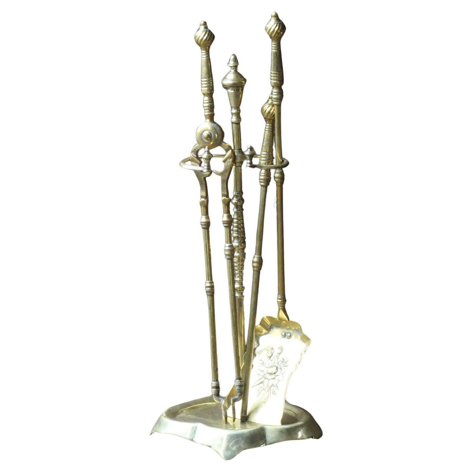 19th 20th Century French Art Nouveau Fireplace Tools Or Fire Tools