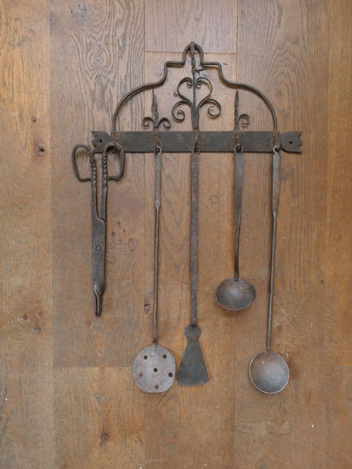 Dutch Fireplace Tools Or Fire Tools, Early 19th Century photo furniture