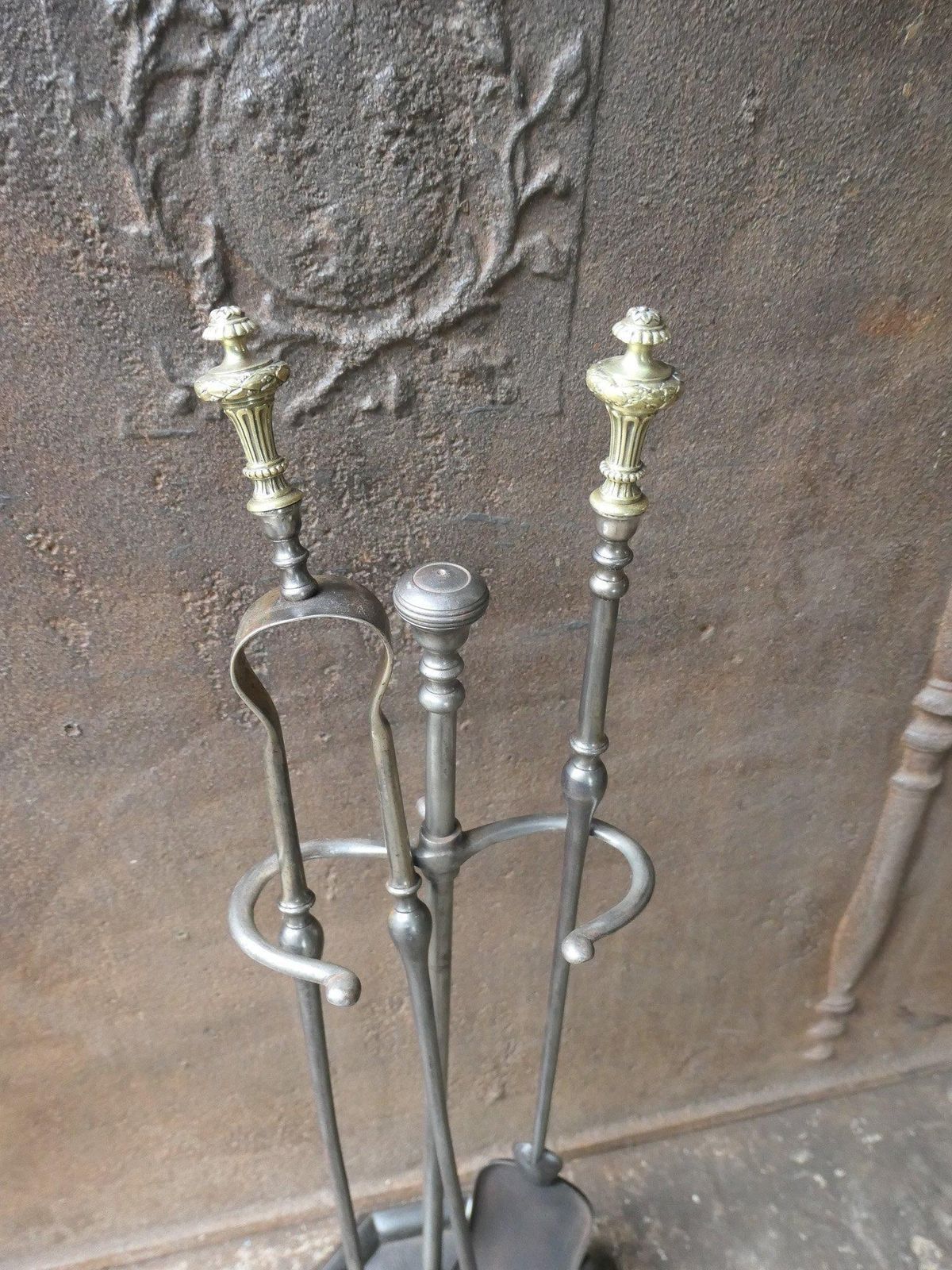 French Napoleon III Period Fireplace Tools Or Fire Tools, 19th Century photo Home Fixtures