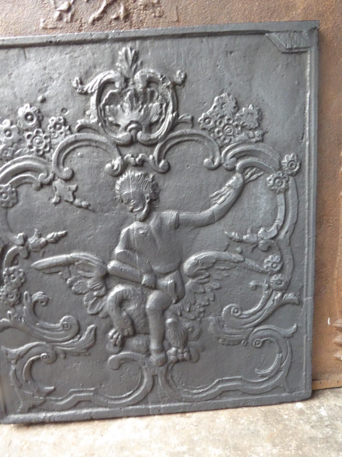 18th Century French 'Zeus And Leda' Fireback / Backsplash photo 491.0