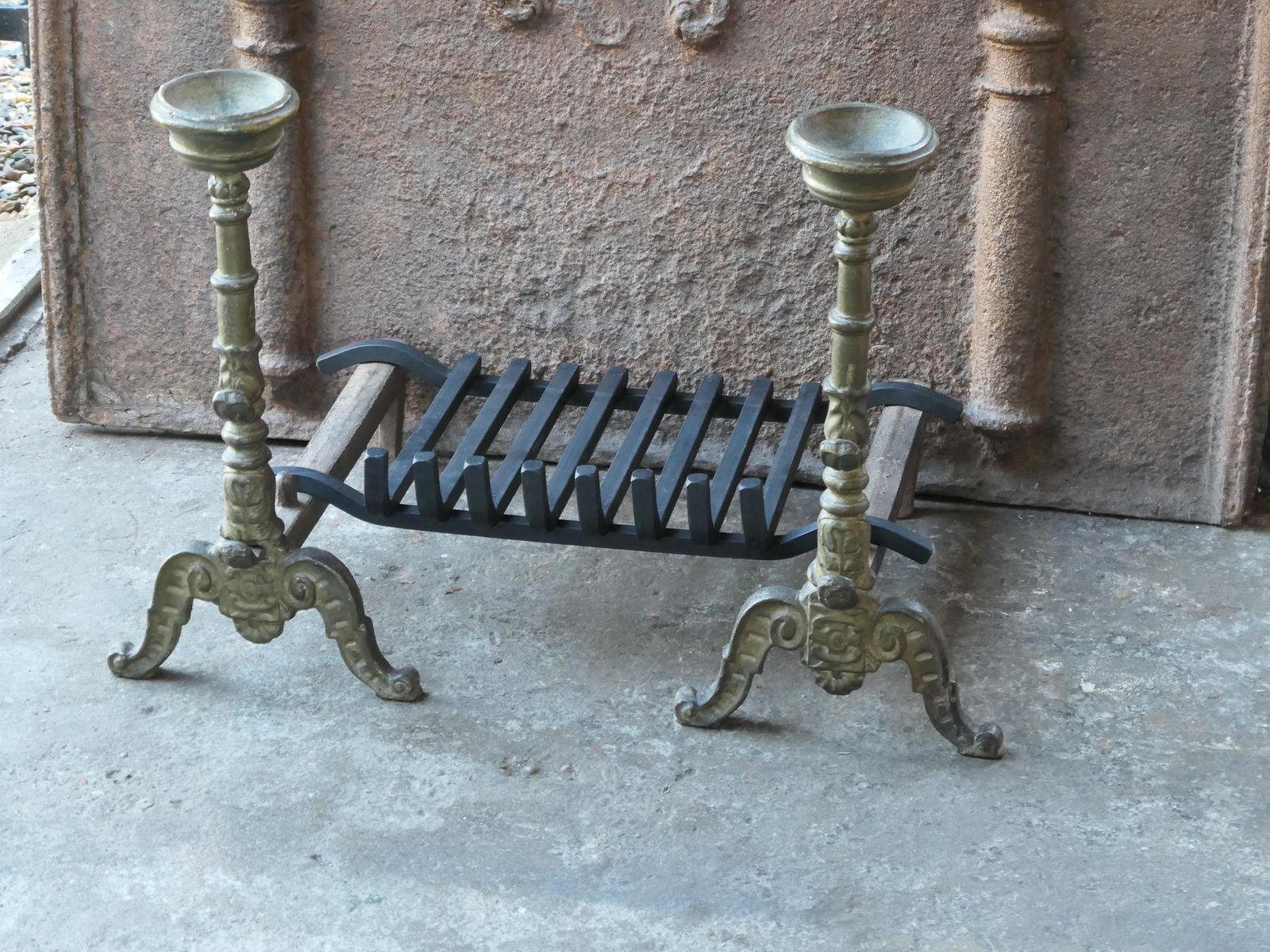 French Napoleon III Style Fire Grate, Fireplace Grate photo 508.0