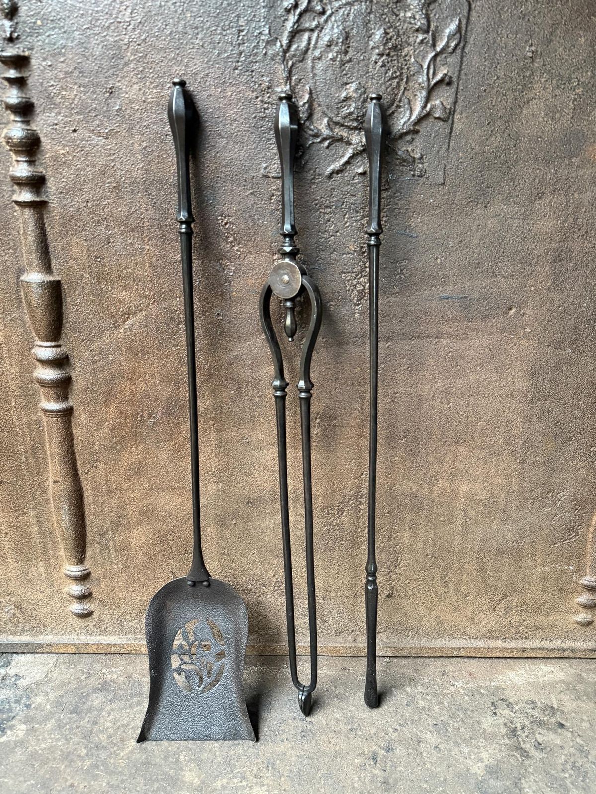 Victorian Fireplace Tools Or Fire Irons, 19th Century, United Kingdom photo for sale