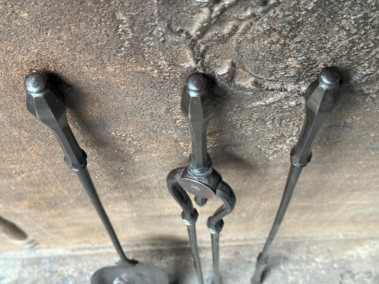 Victorian Fireplace Tools Or Fire Irons, 19th Century, United Kingdom photo vintage