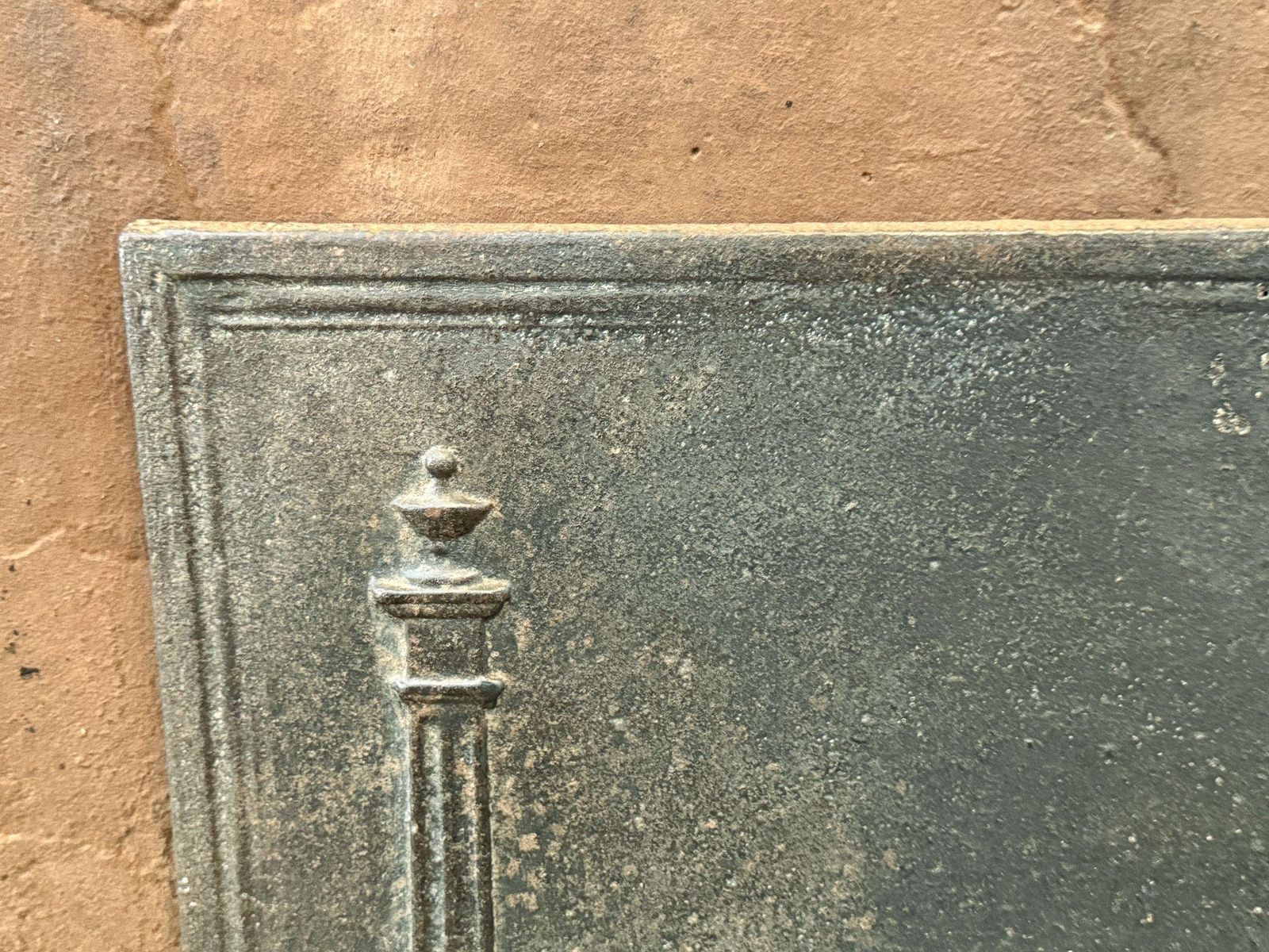 French 'Pillars Of Freedom' Fireback / Backsplash, Early 19th Century photo 466.0