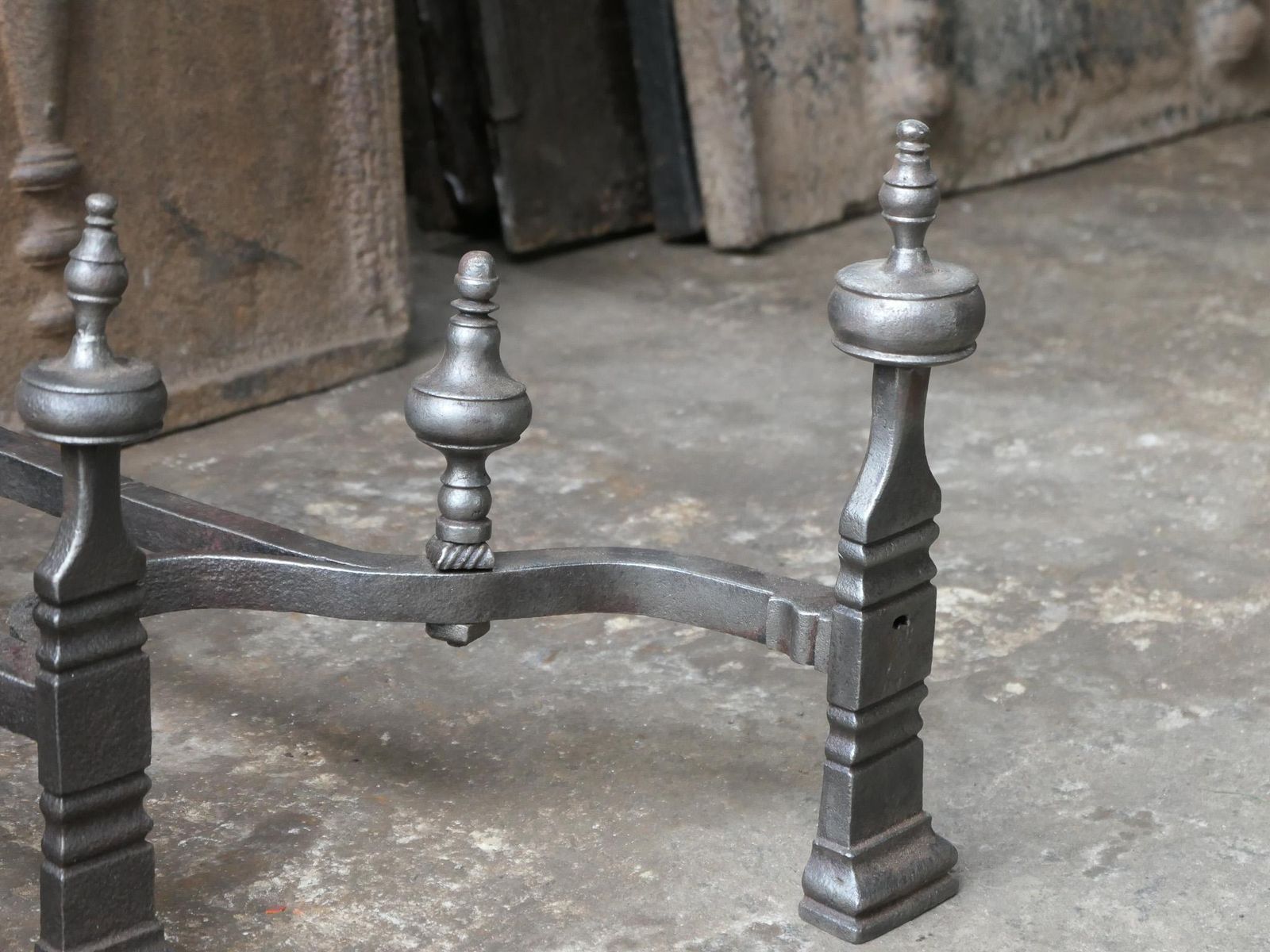 photo for sale 18th 19th Century French Neoclassical Fireplace Grate Or Fire Grate