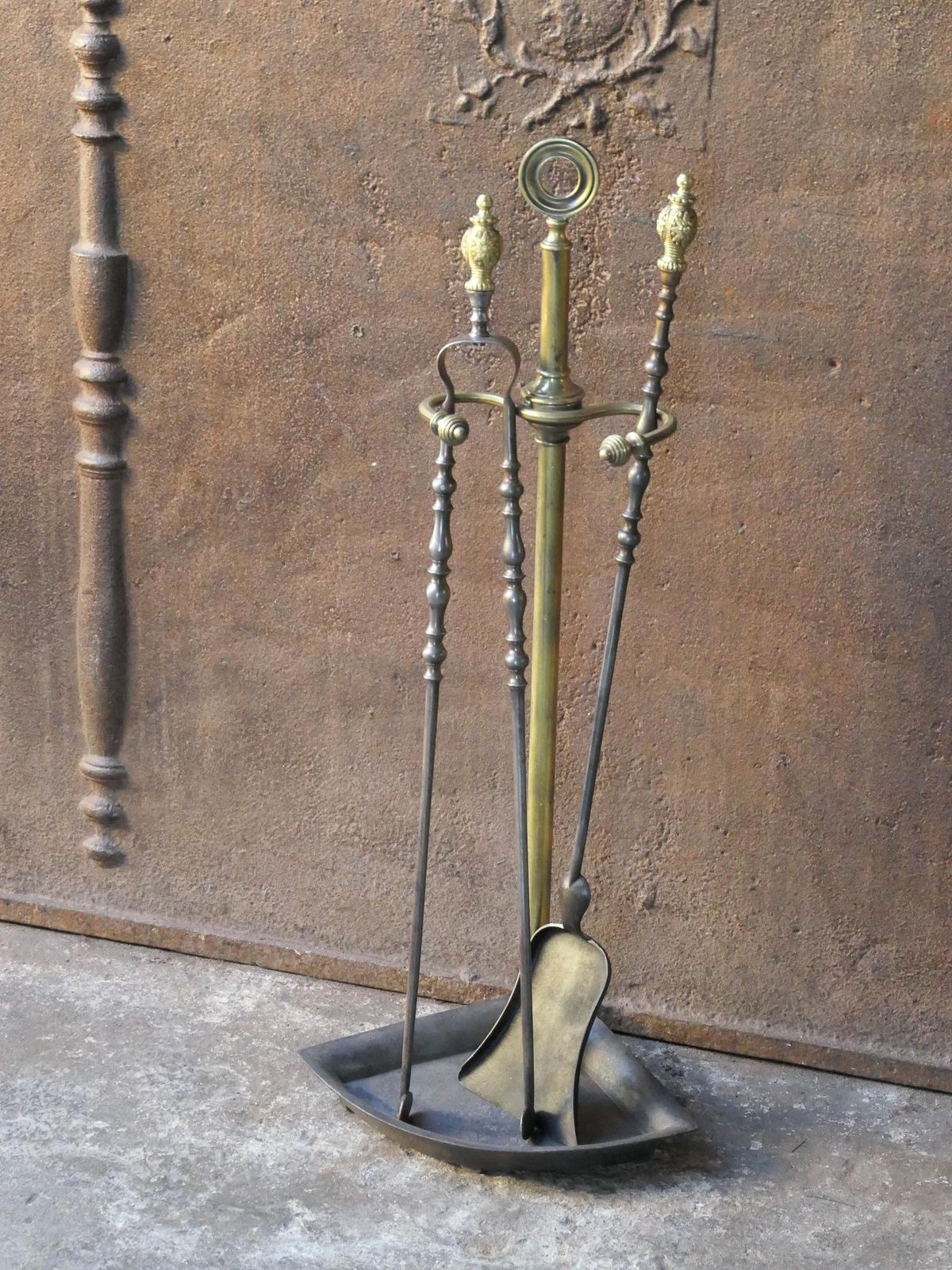 19th C. French Napoleon III Fireplace Tools photo furniture