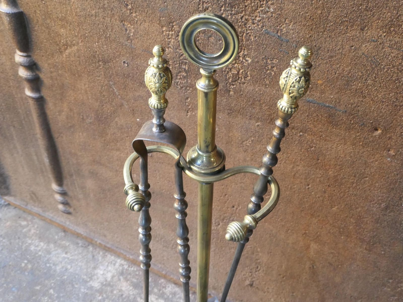 19th C. French Napoleon III Fireplace Tools photo buy