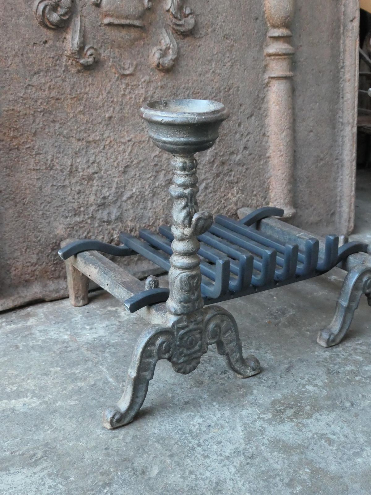 photo for sale Antique French Napoleon III Fire Grate, Fireplace Grate
