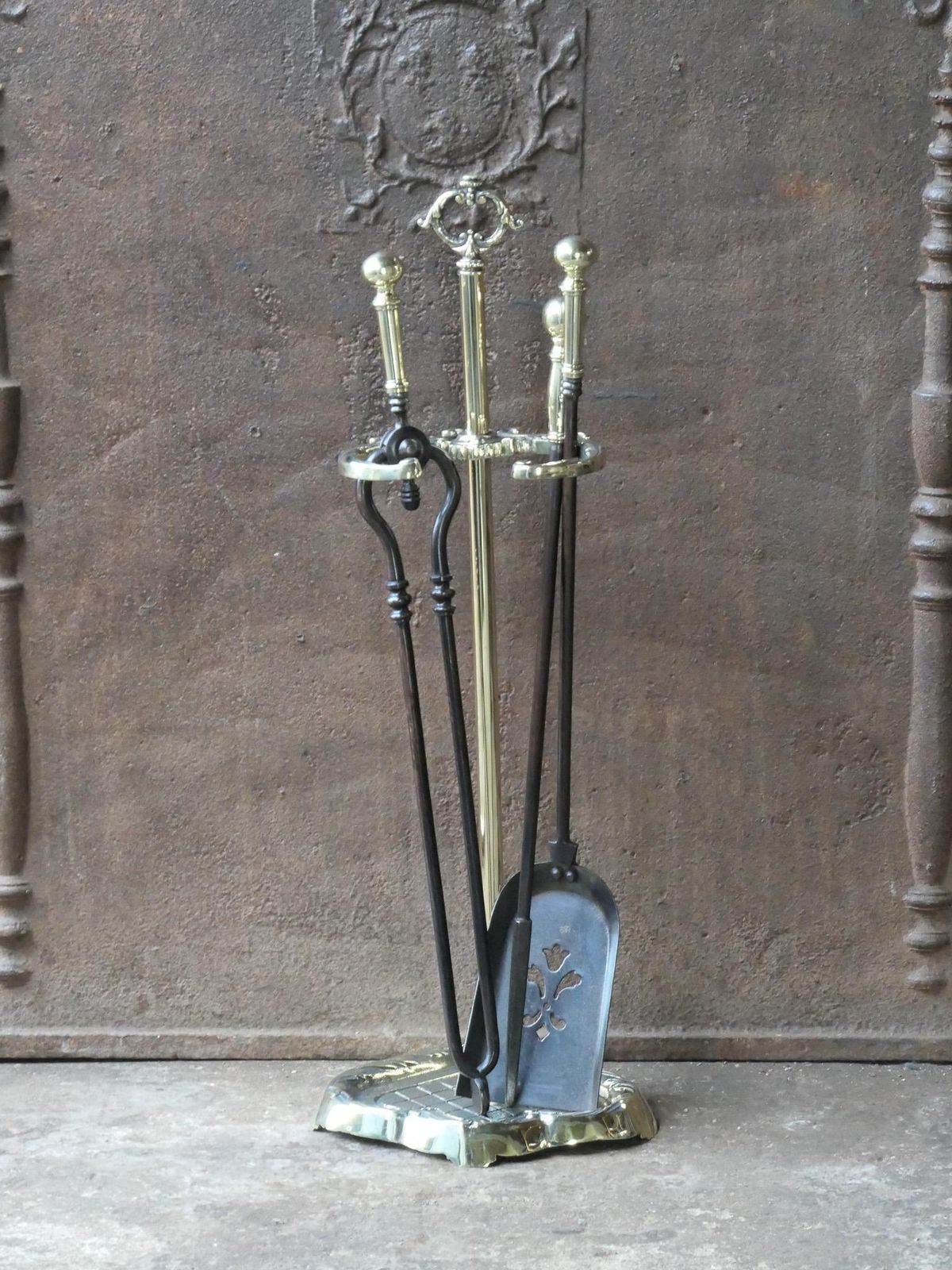 English Victorian Fireplace Tools Or Companion Set, 20th Century photo furniture