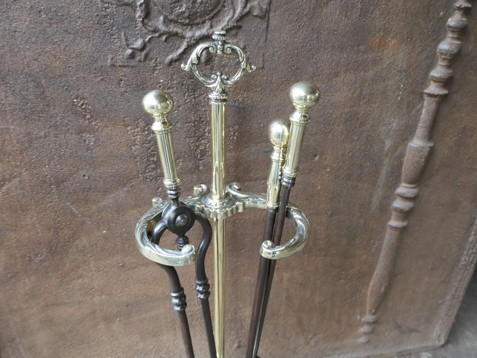 English Victorian Fireplace Tools Or Companion Set, 20th Century photo buy