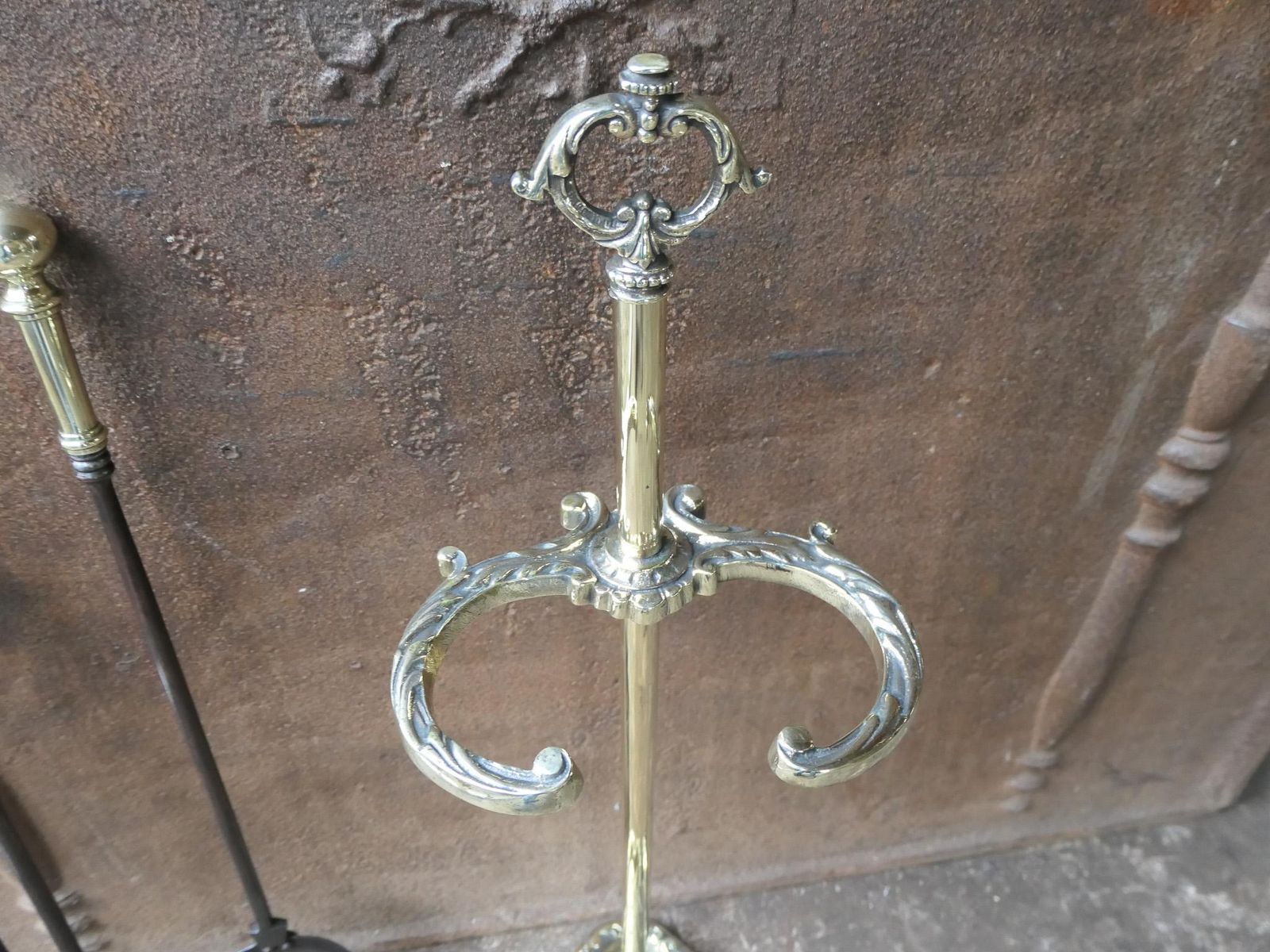 Home Fixtures English Victorian Fireplace Tools Or Companion Set, 20th Century photo