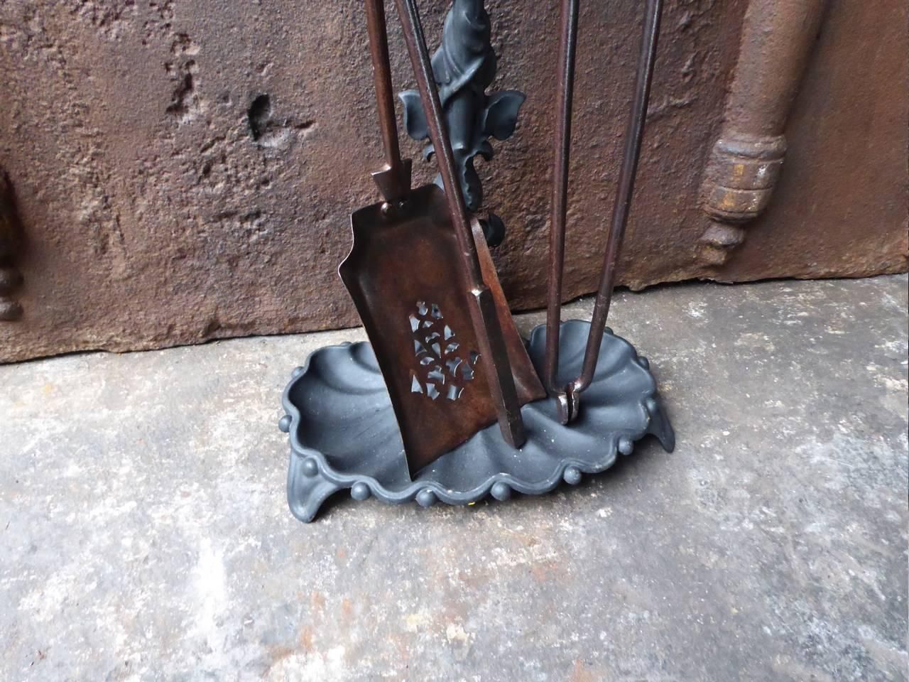 Victorian Fireplace Tool Set Or Fire Tools, 19th Century photo 593.0